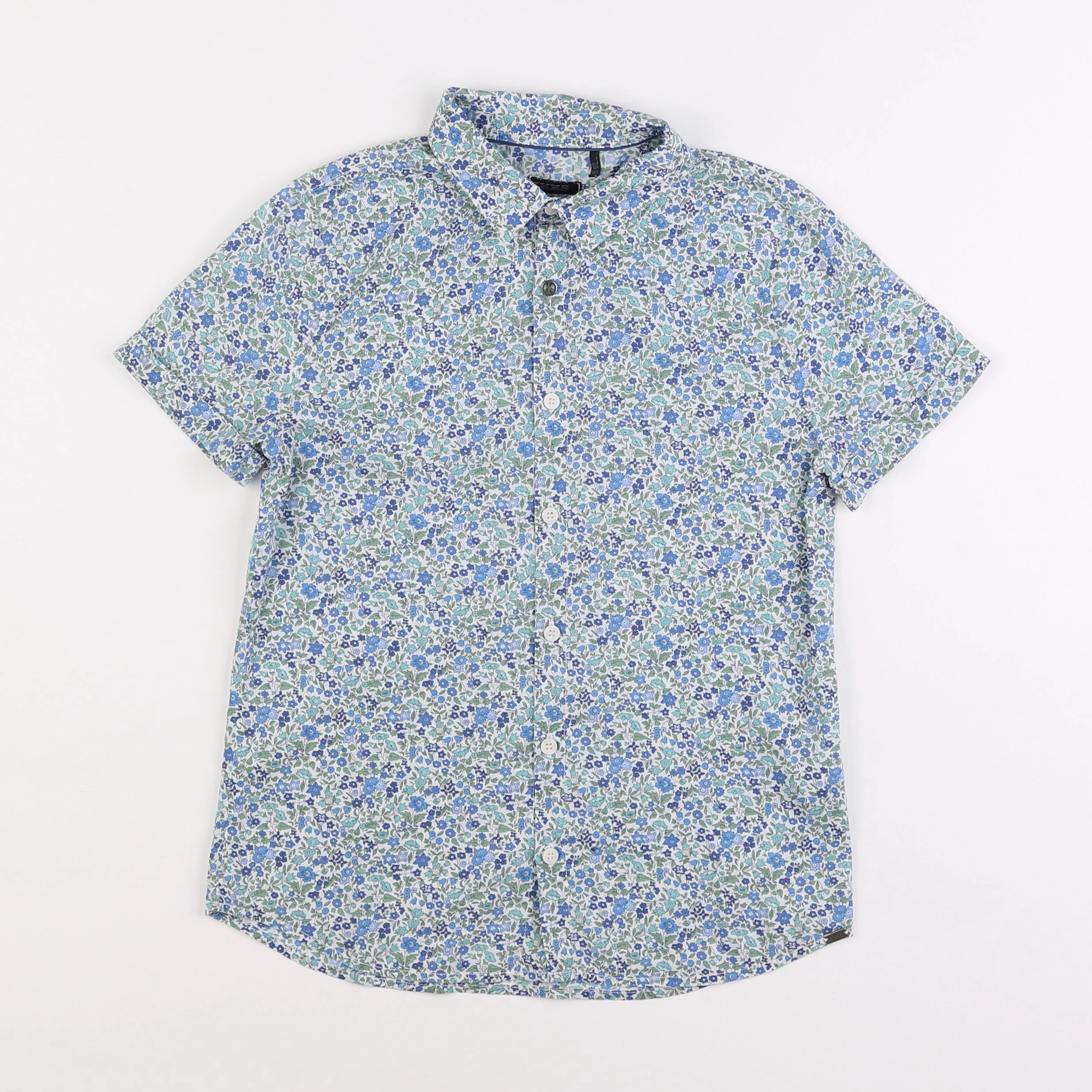 IKKS - chemise bleu - 10 ans