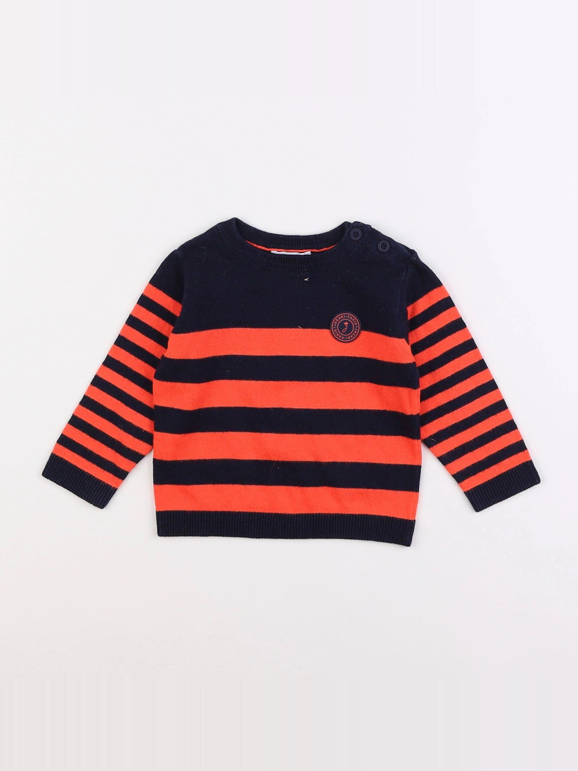 Jacadi - pull bleu - 12 mois