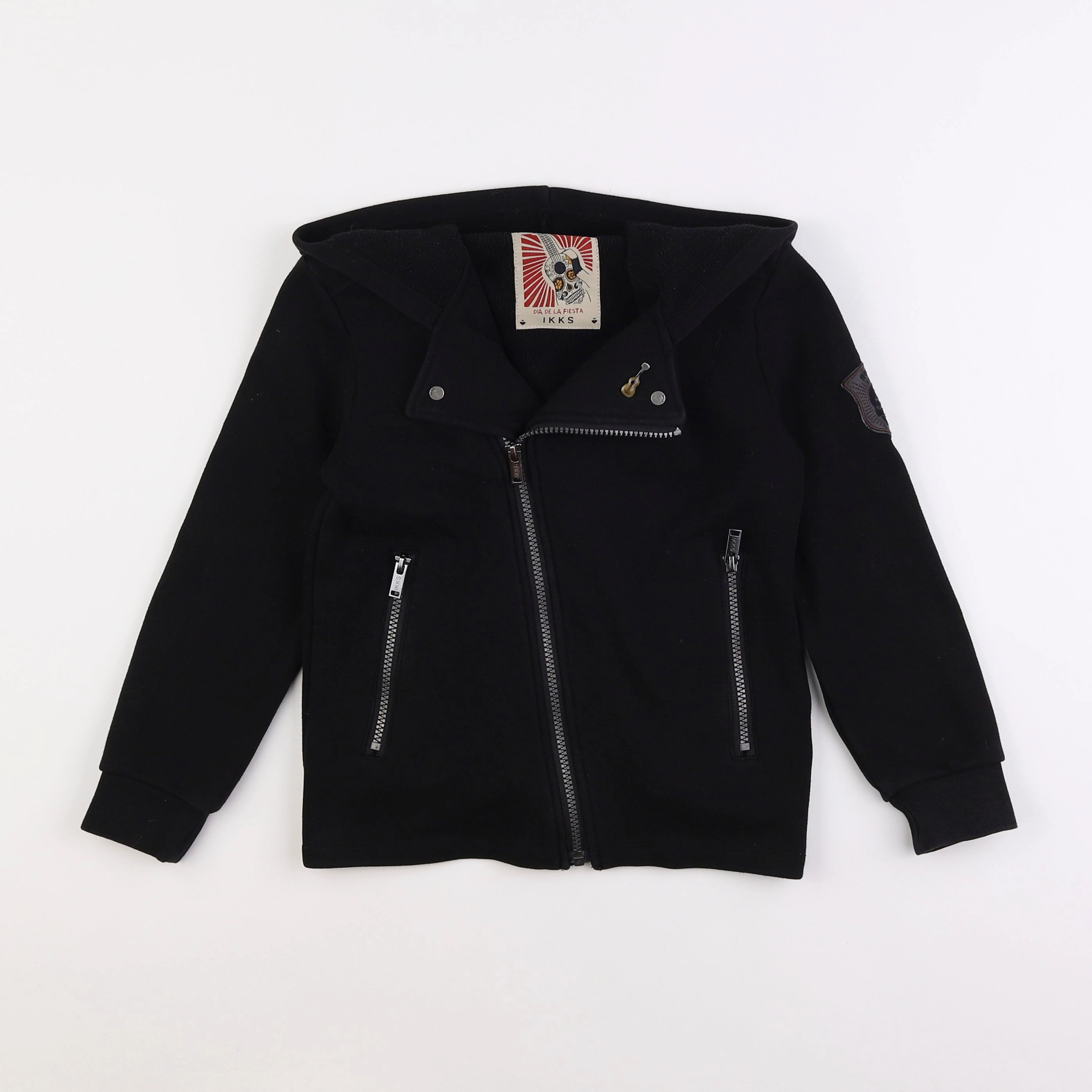 IKKS - veste doublé noir - 8 ans