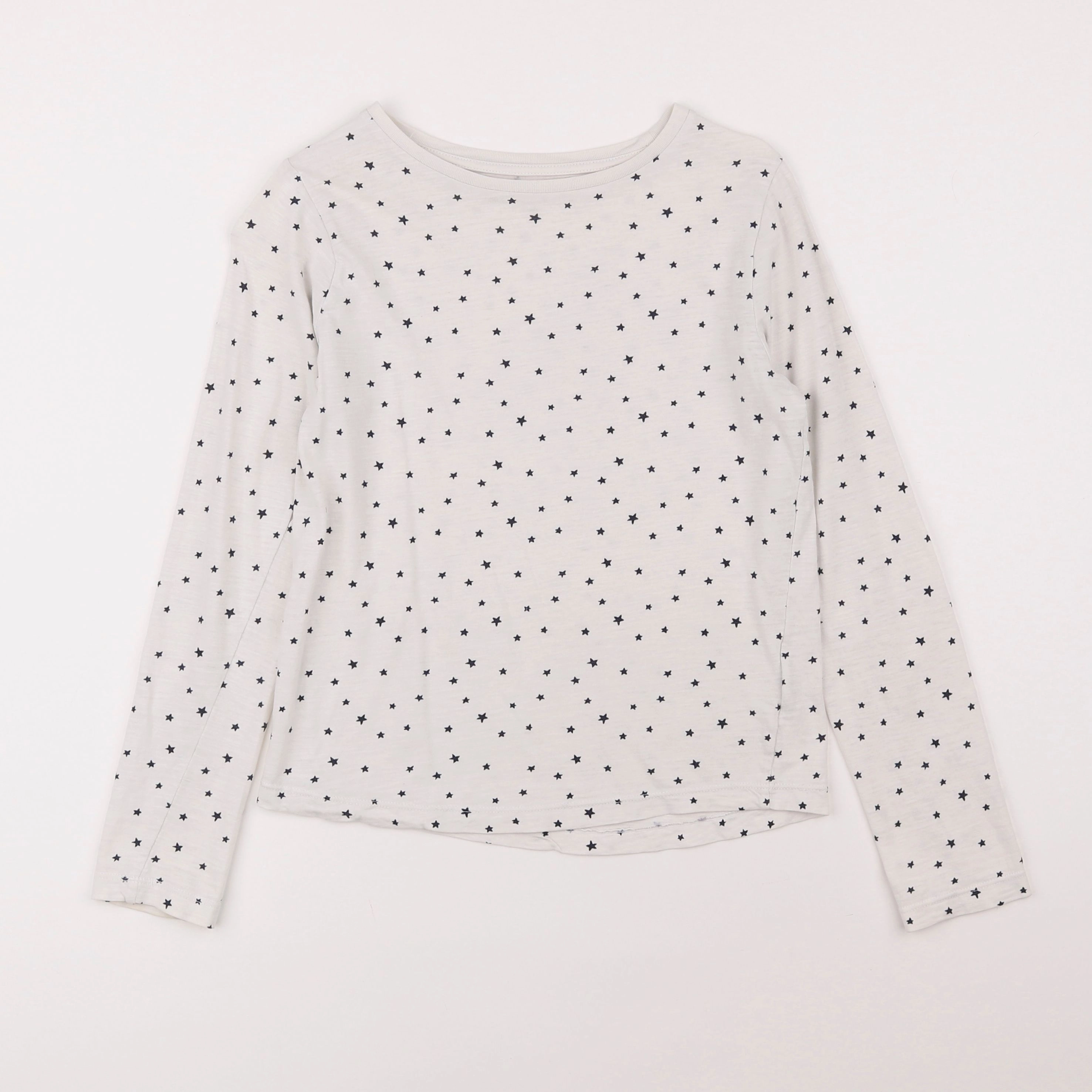 Monoprix - tee-shirt blanc, bleu - 12 ans