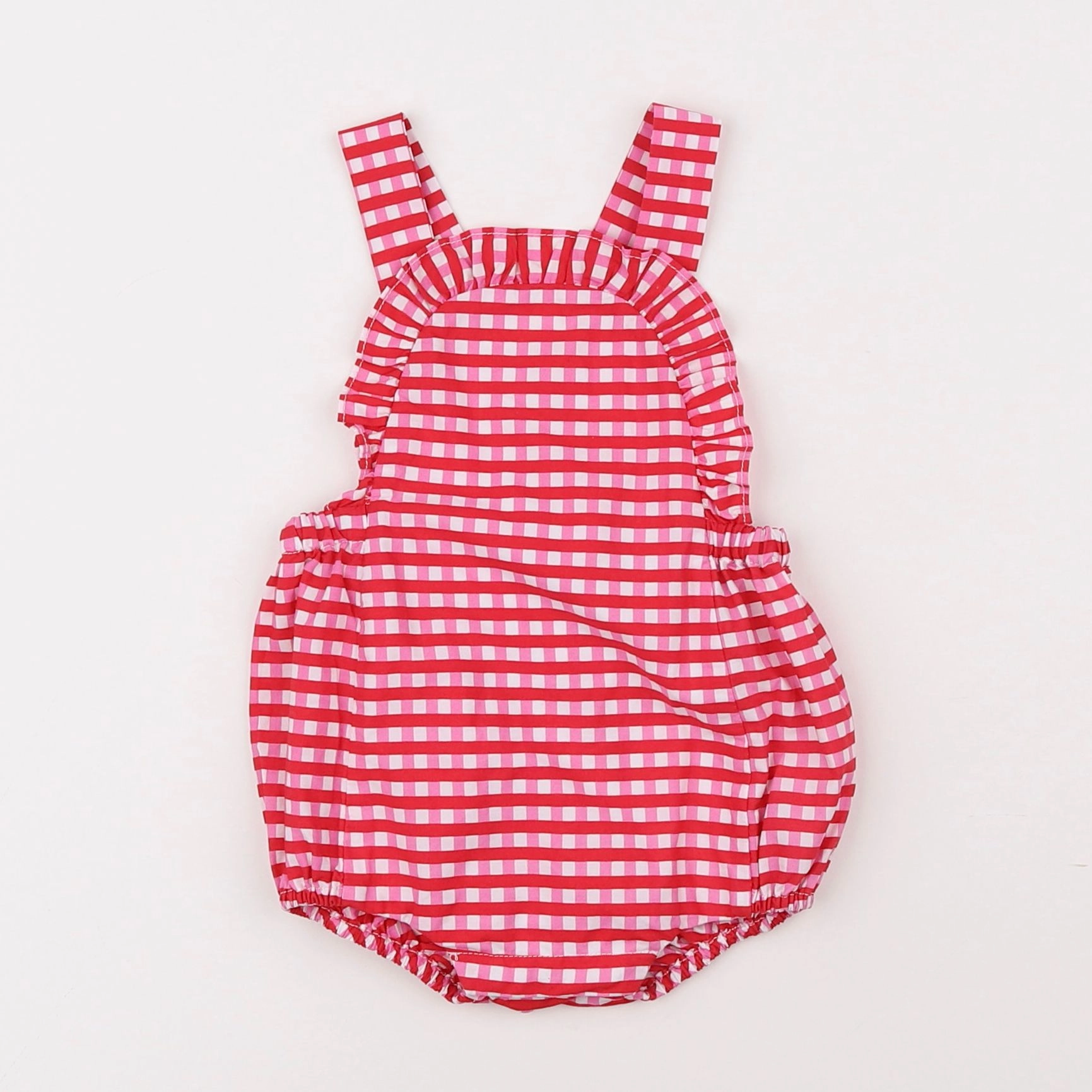 Jacadi - combinaison rose, rouge - 3 mois