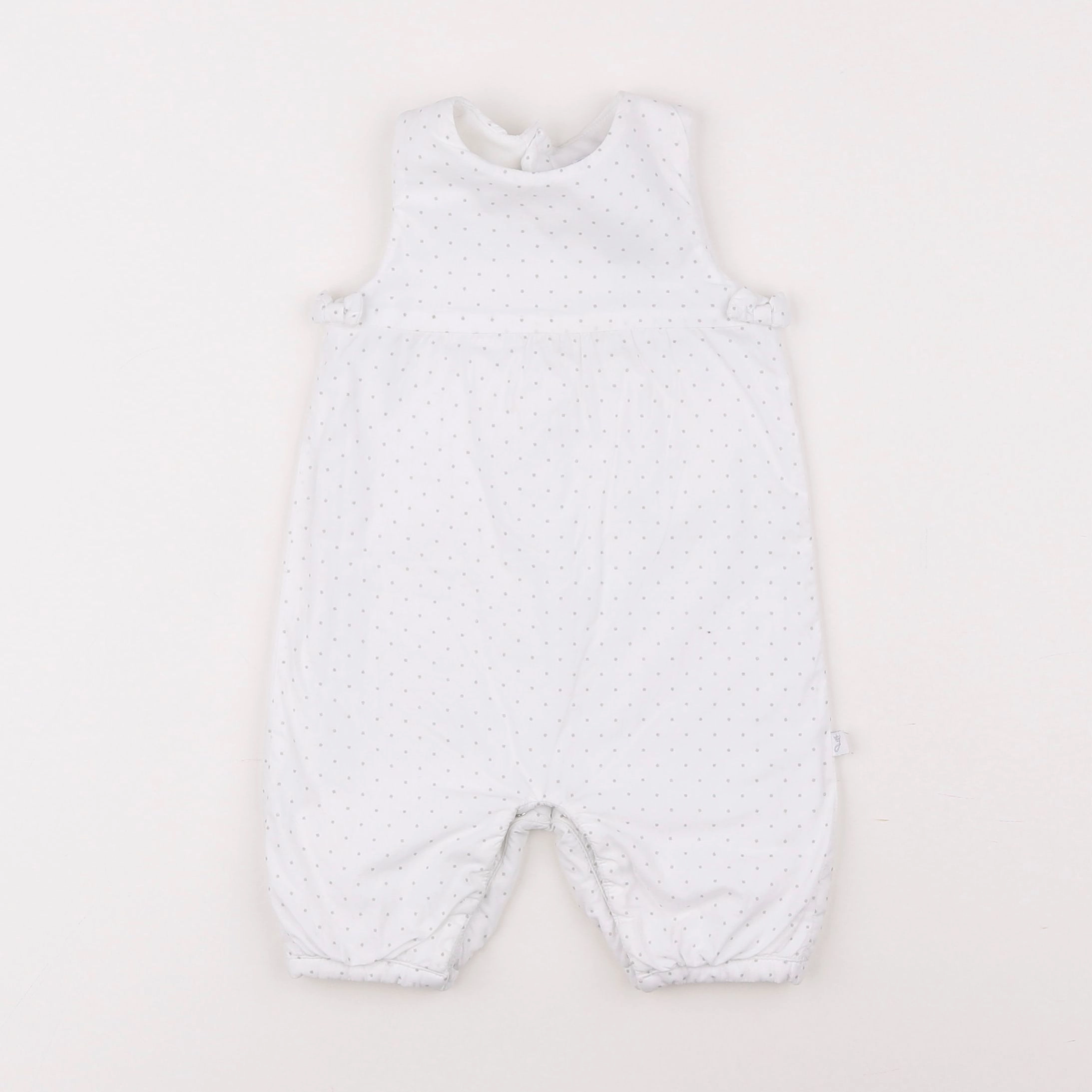 Jacadi - combinaison blanc, argent - 3 mois