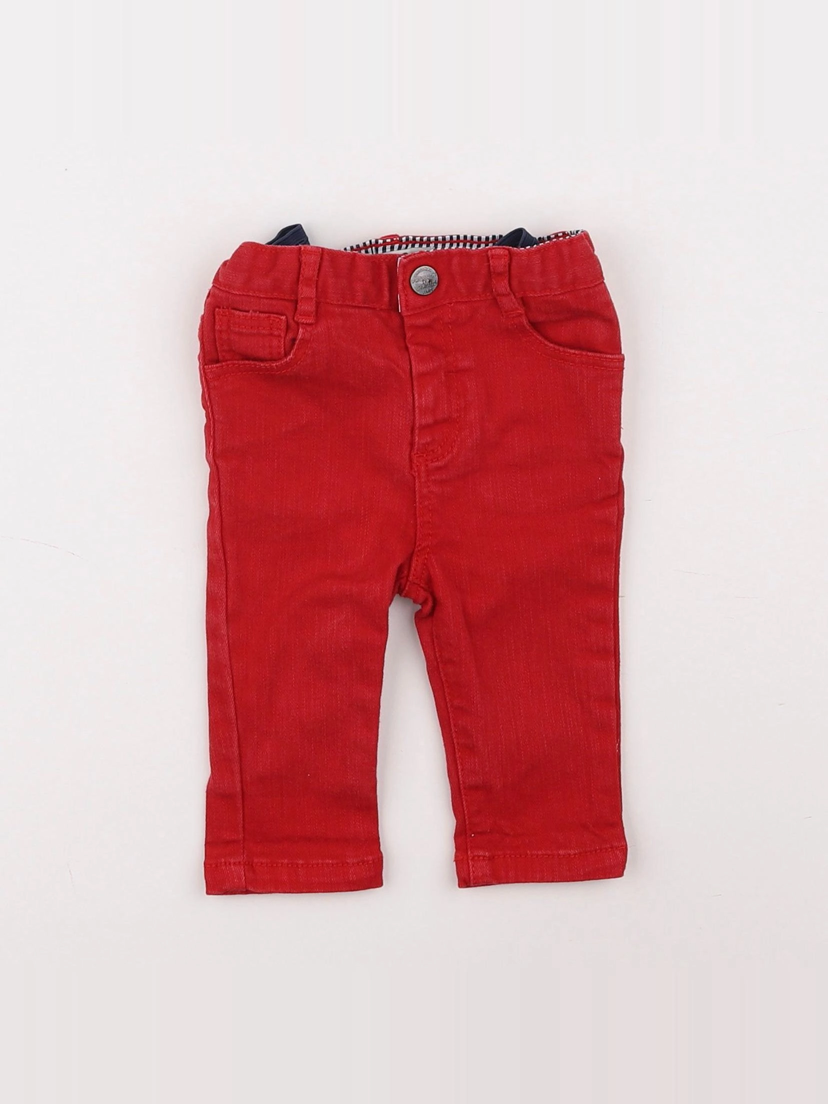 Cyrillus - jean rouge - 6 mois