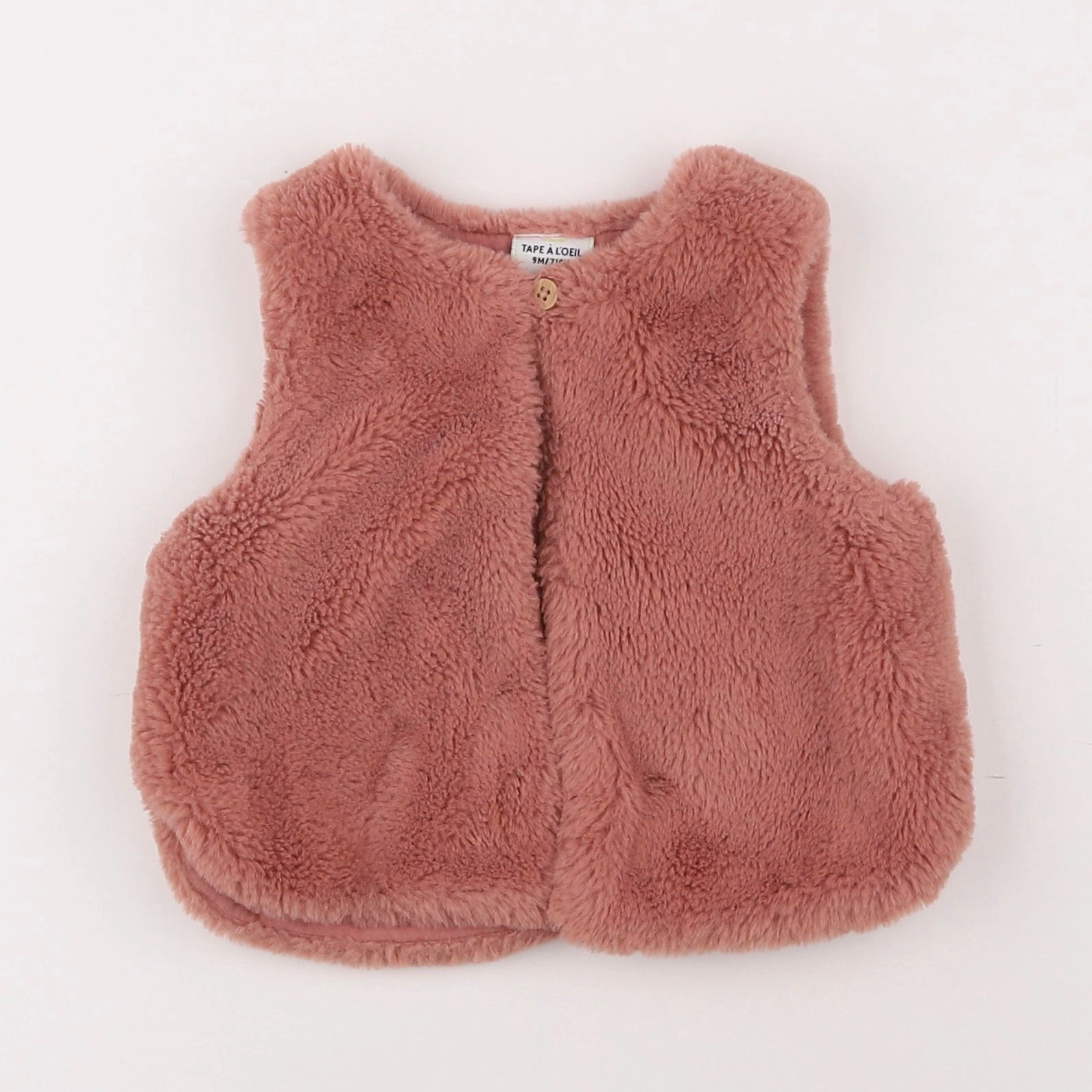 Tape à l'oeil - gilet rose - 9 mois