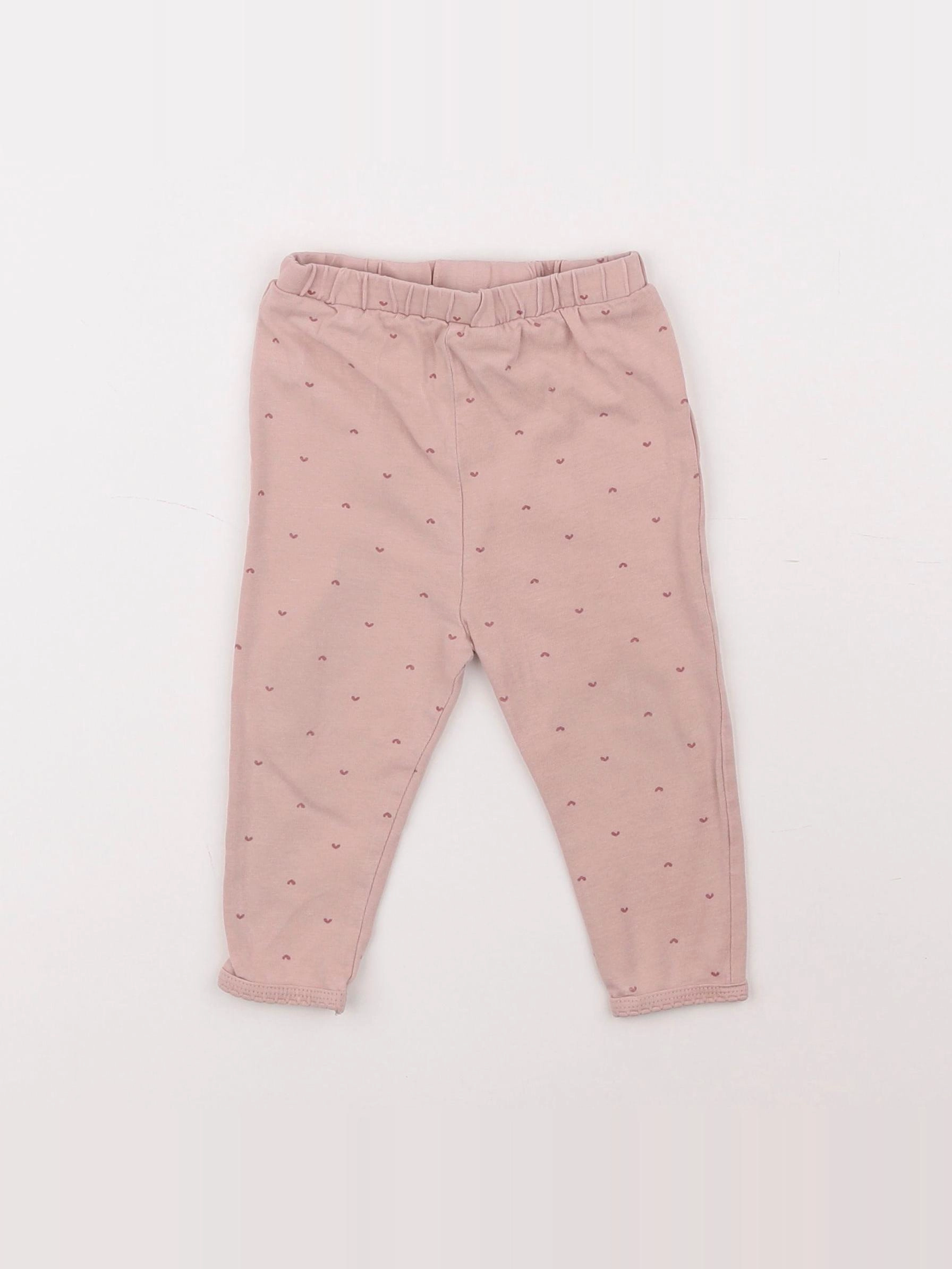 Vertbaudet - legging rose - 9 mois
