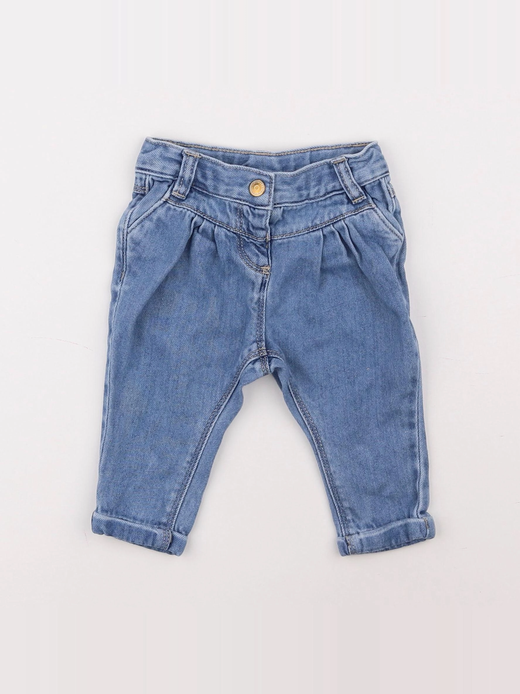 Tape à l'oeil - pantalon bleu - 6 mois