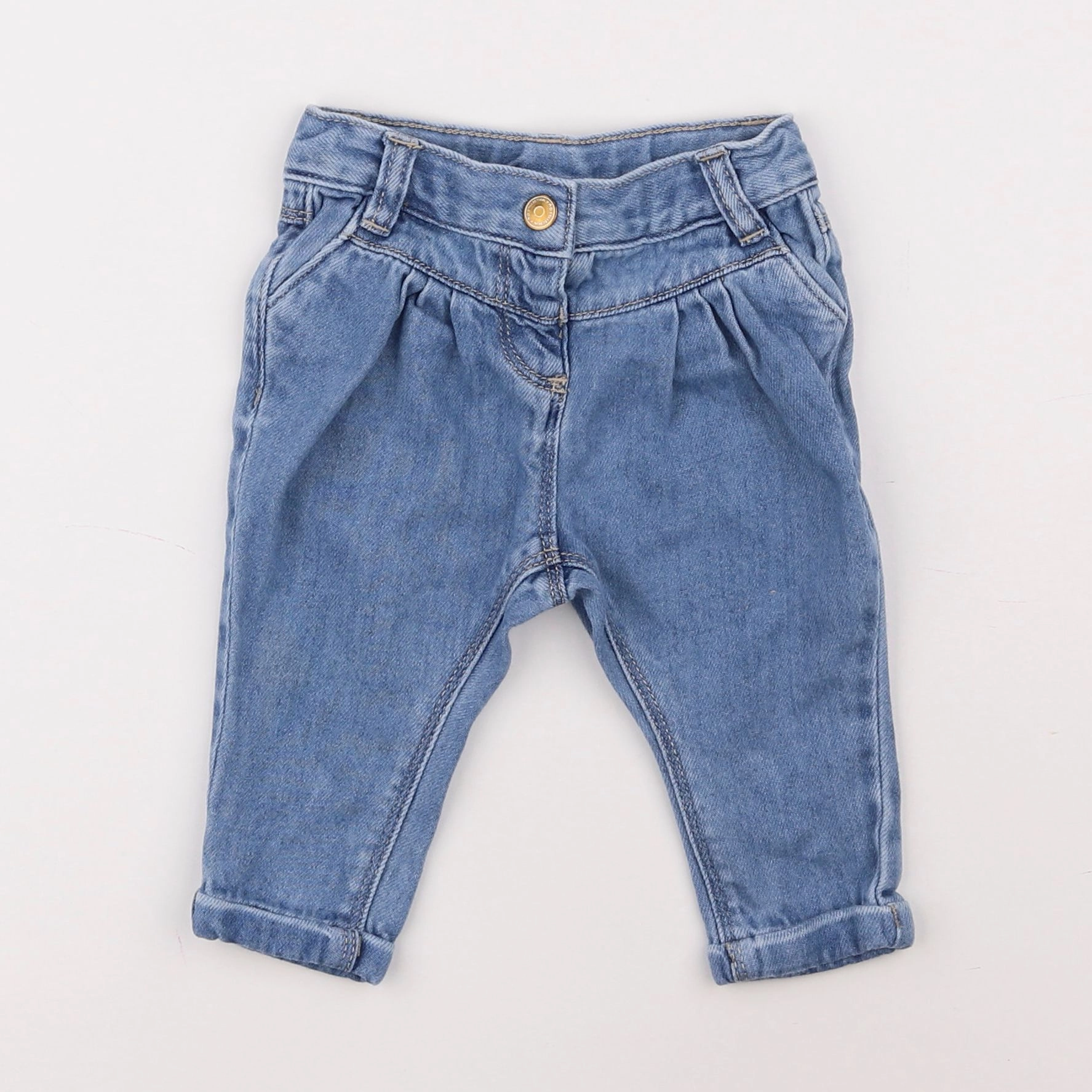 Tape à l'oeil - pantalon bleu - 6 mois
