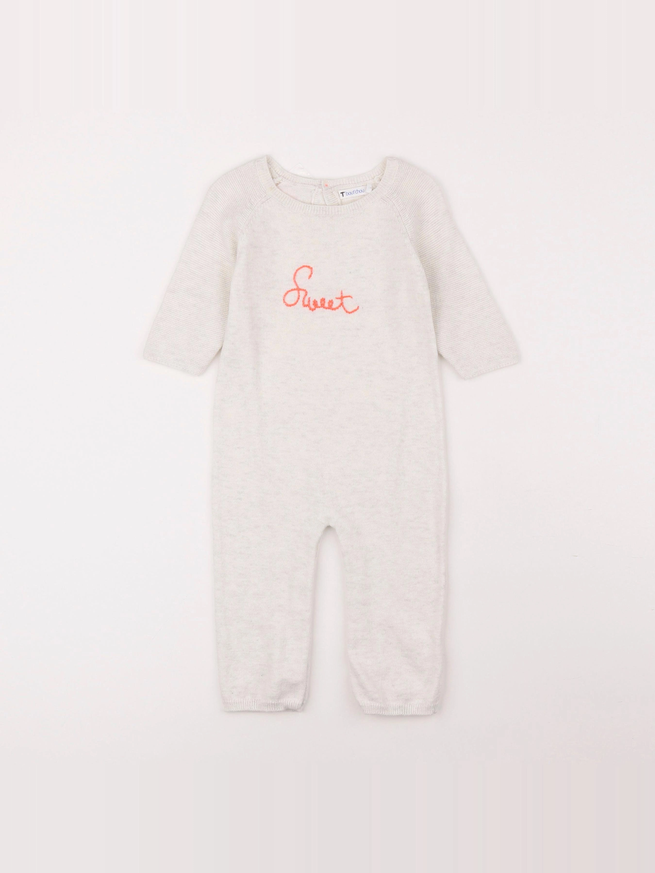 Boutchou - combinaison beige - 6 mois