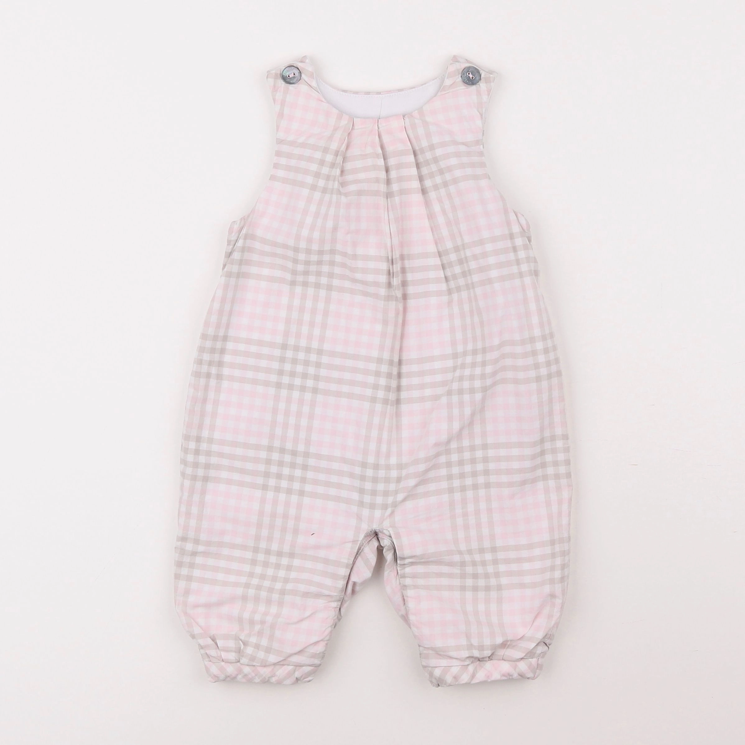 Jacadi - combinaison blanc, gris, rose - 6 mois
