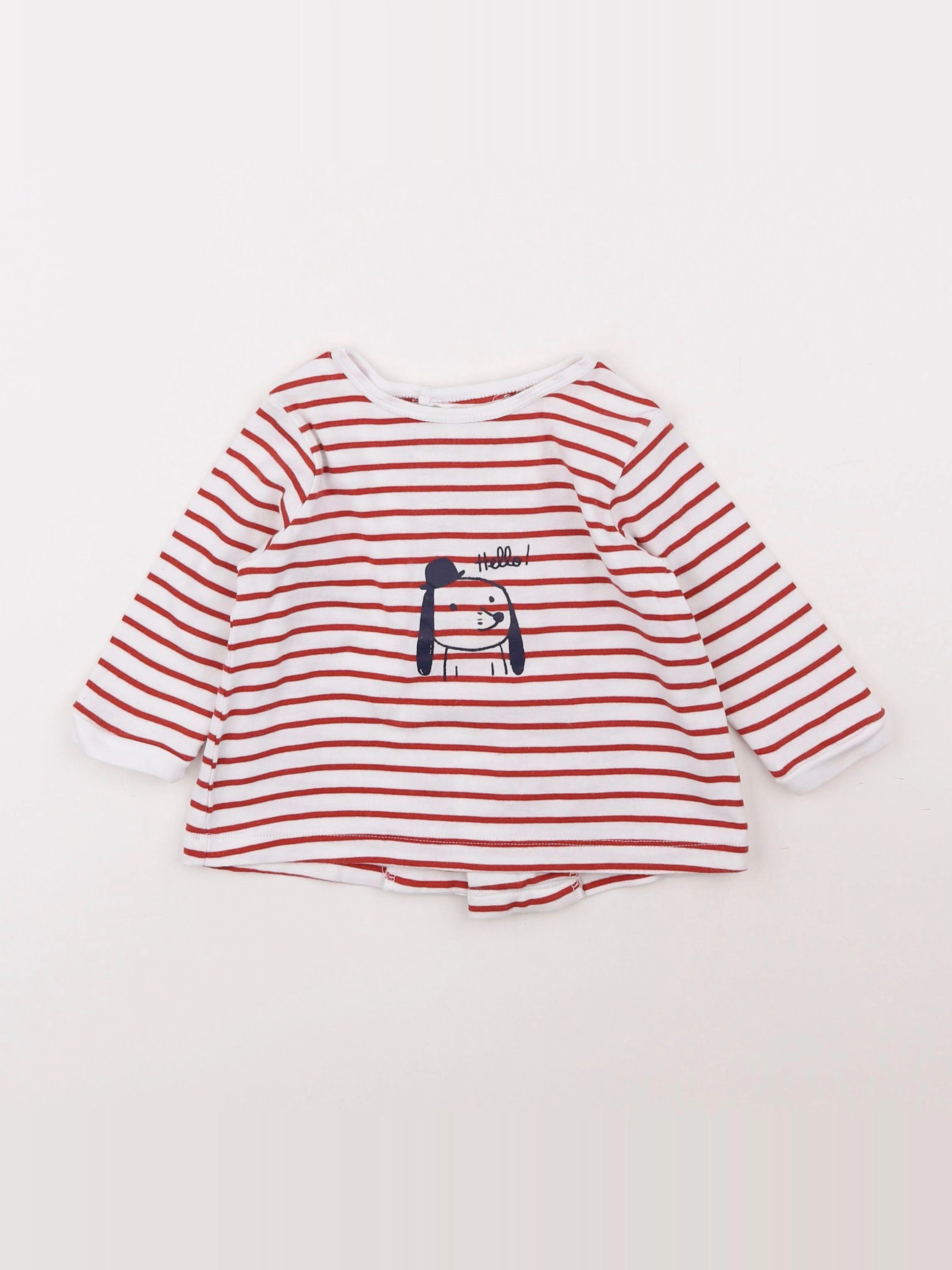 Boutchou - tee-shirt blanc - 18 mois
