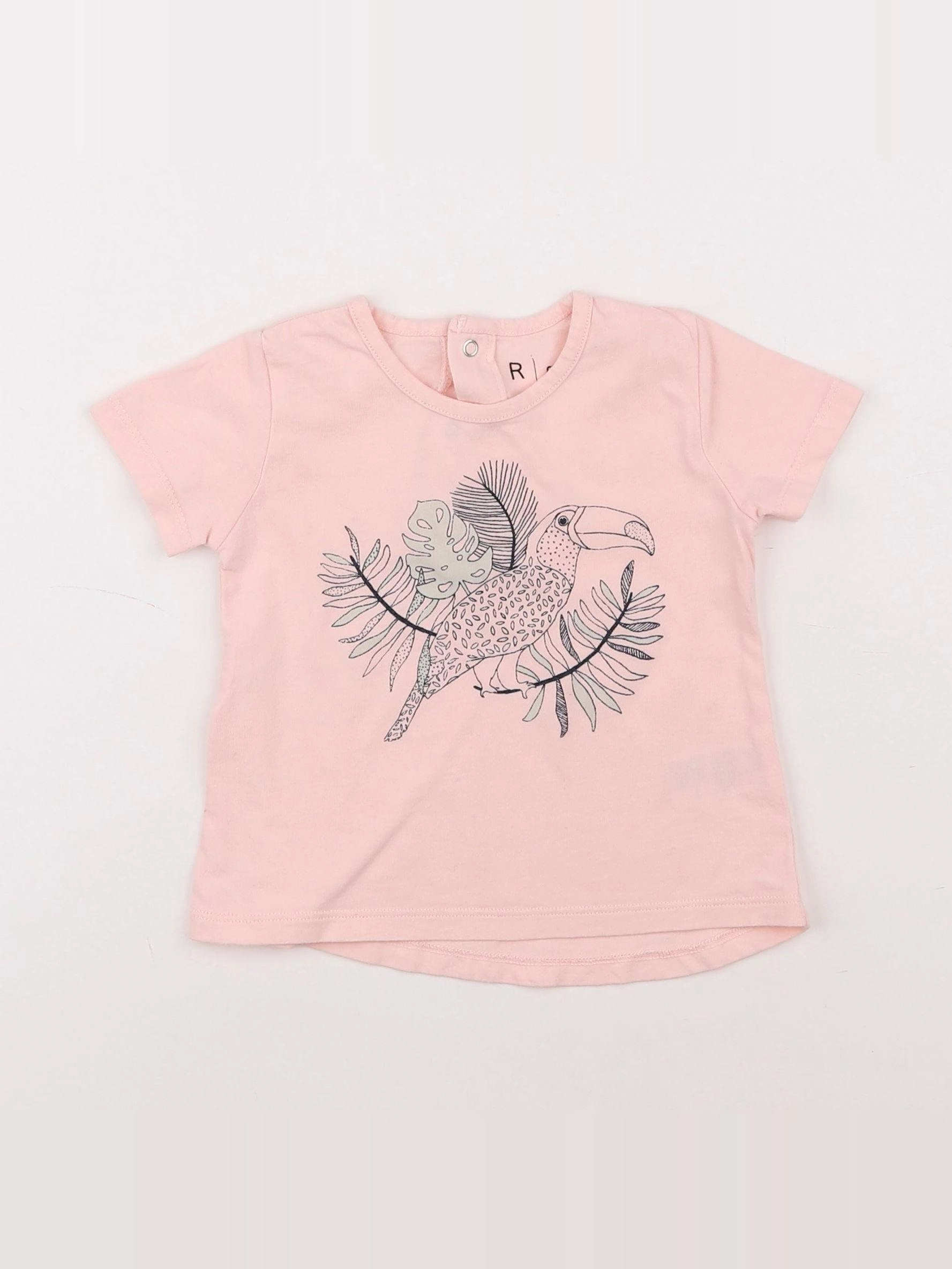 La Redoute - débardeur rose - 6 mois