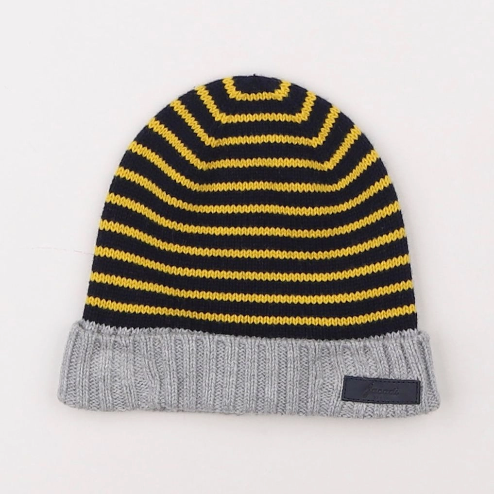 Jacadi - bonnet jaune, noir - 18 mois