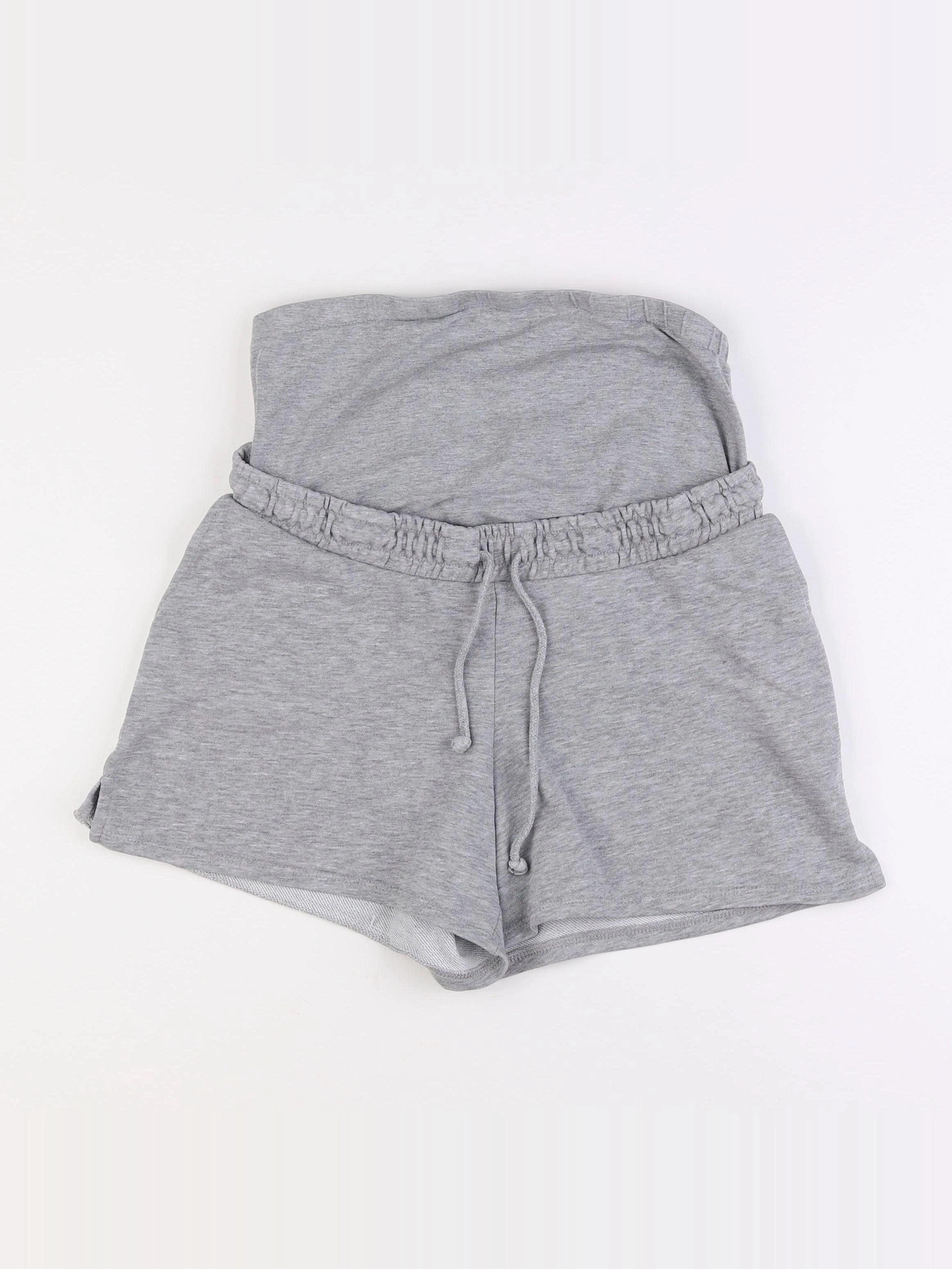 Kiabi - short grossesse gris - s