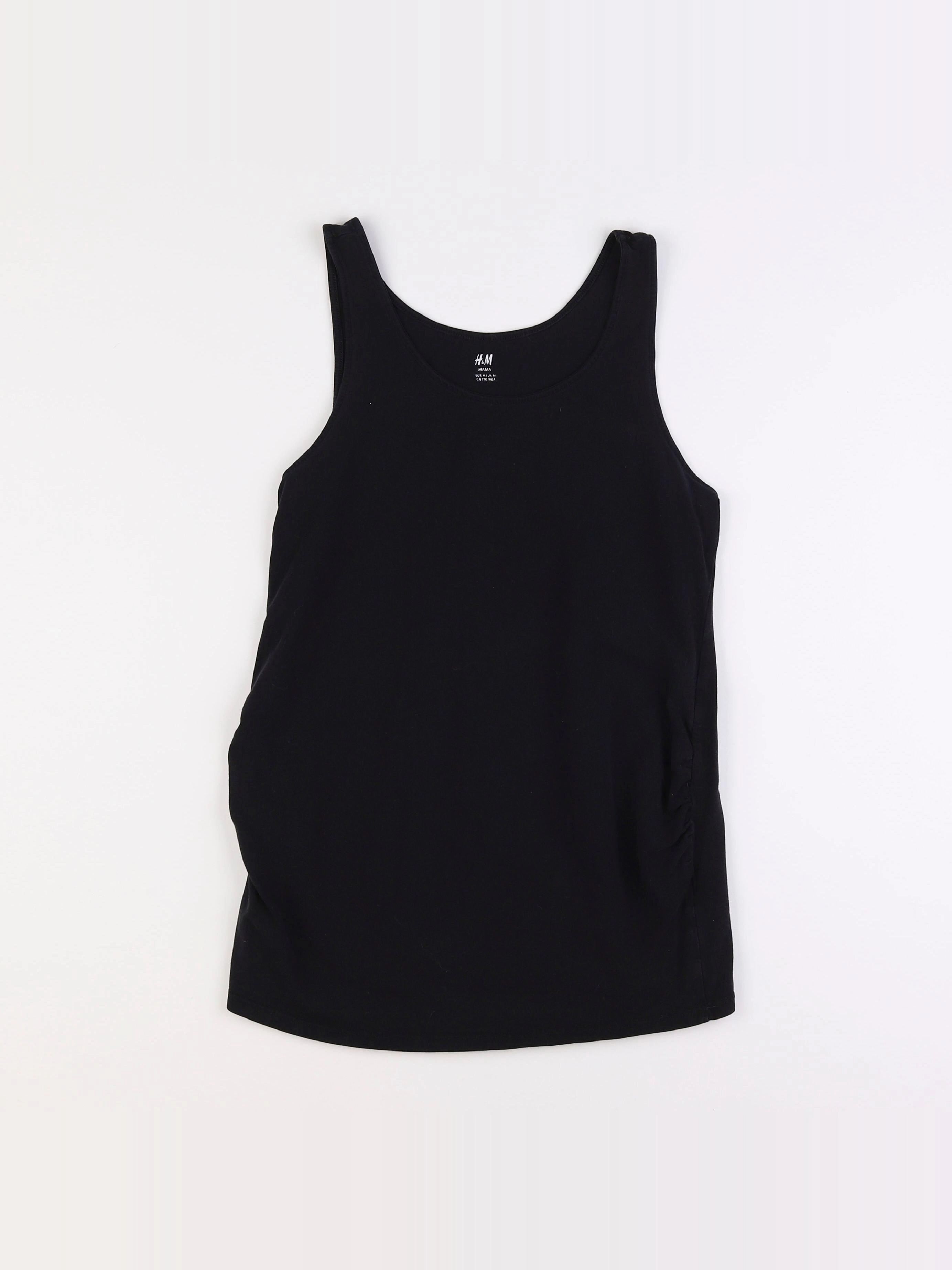 H&M - débardeur grossesse bleu - m