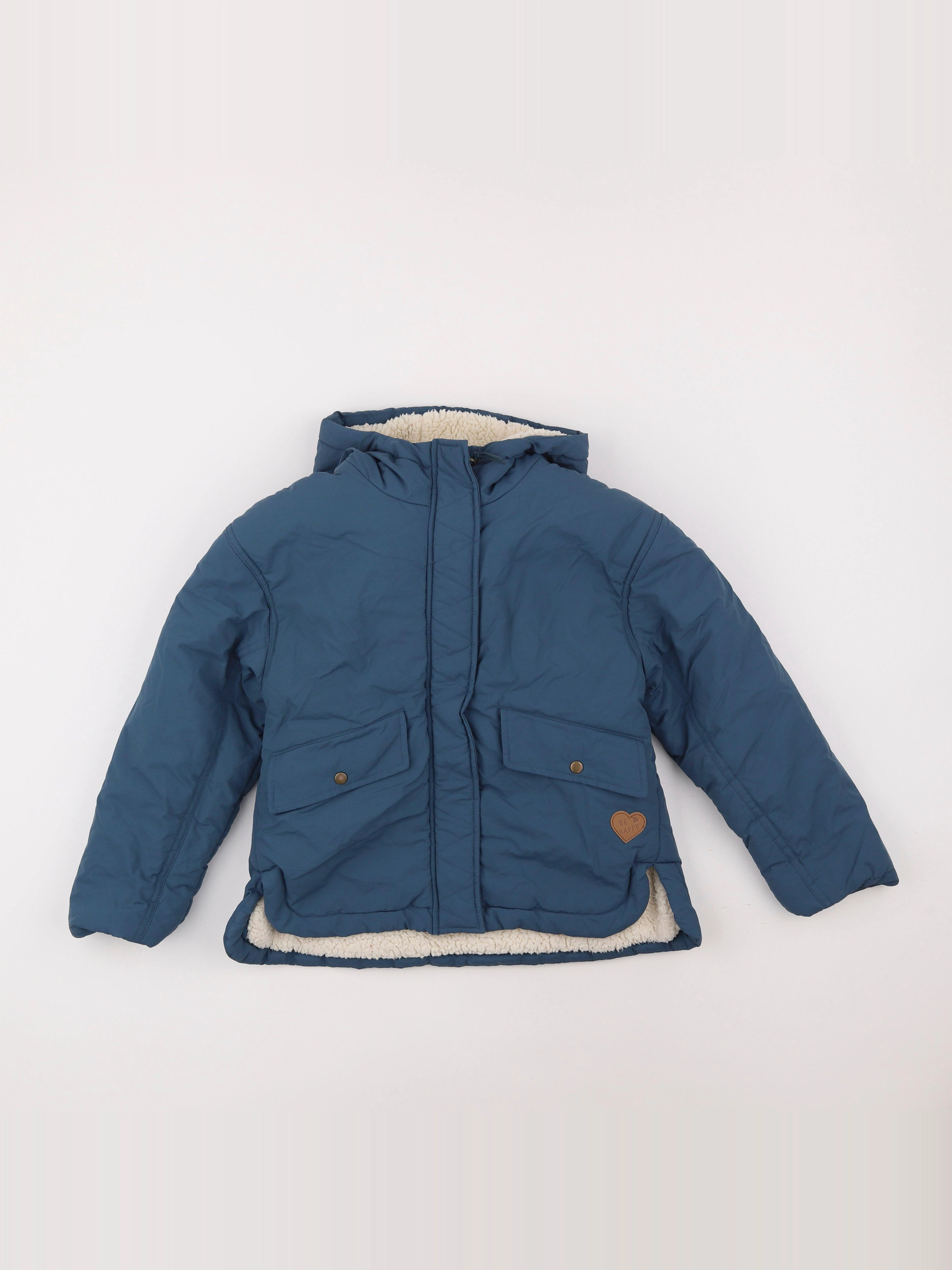 Vertbaudet - manteau bleu - 9 ans