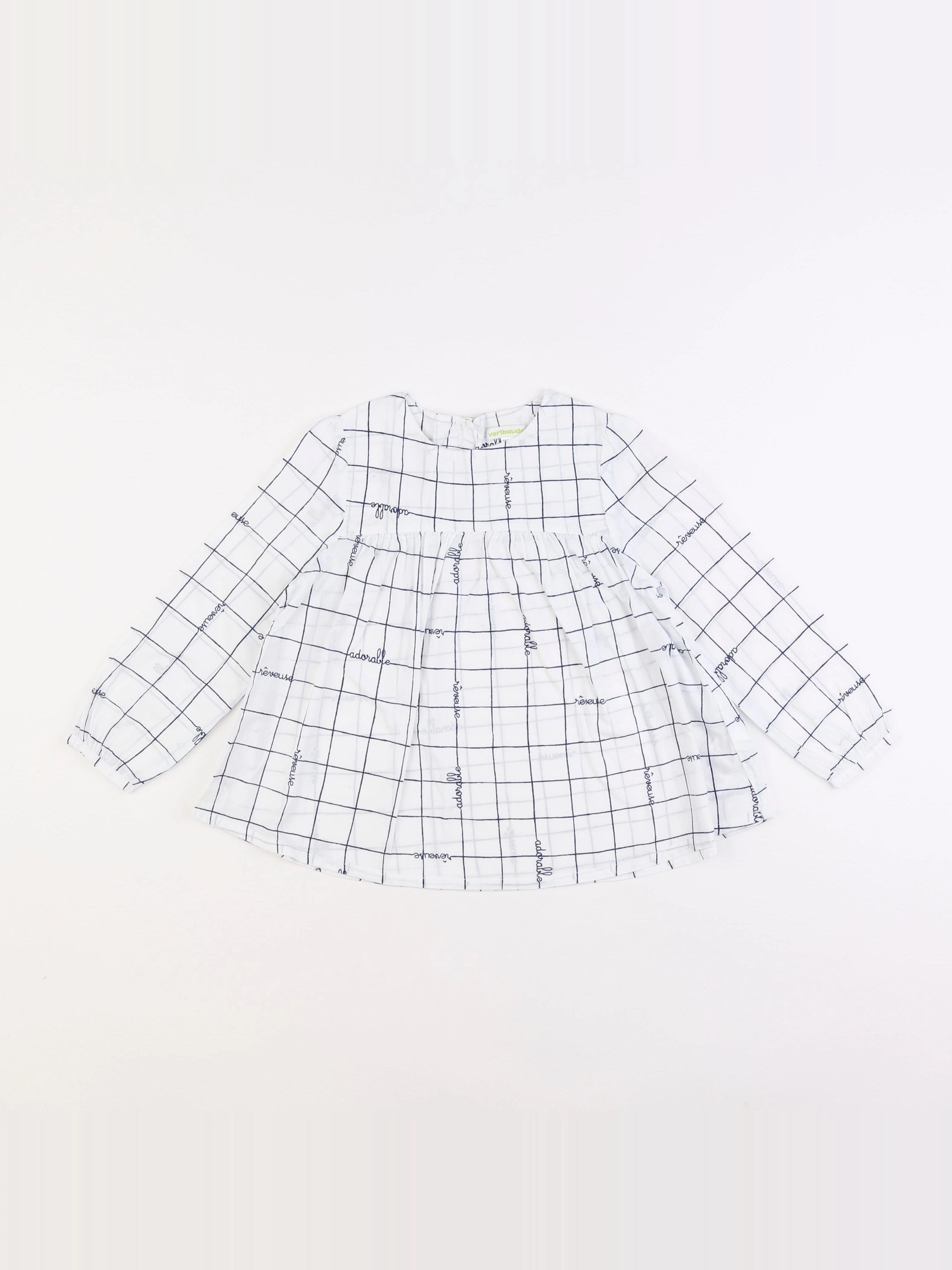 Vertbaudet - blouse blanc - 6 ans