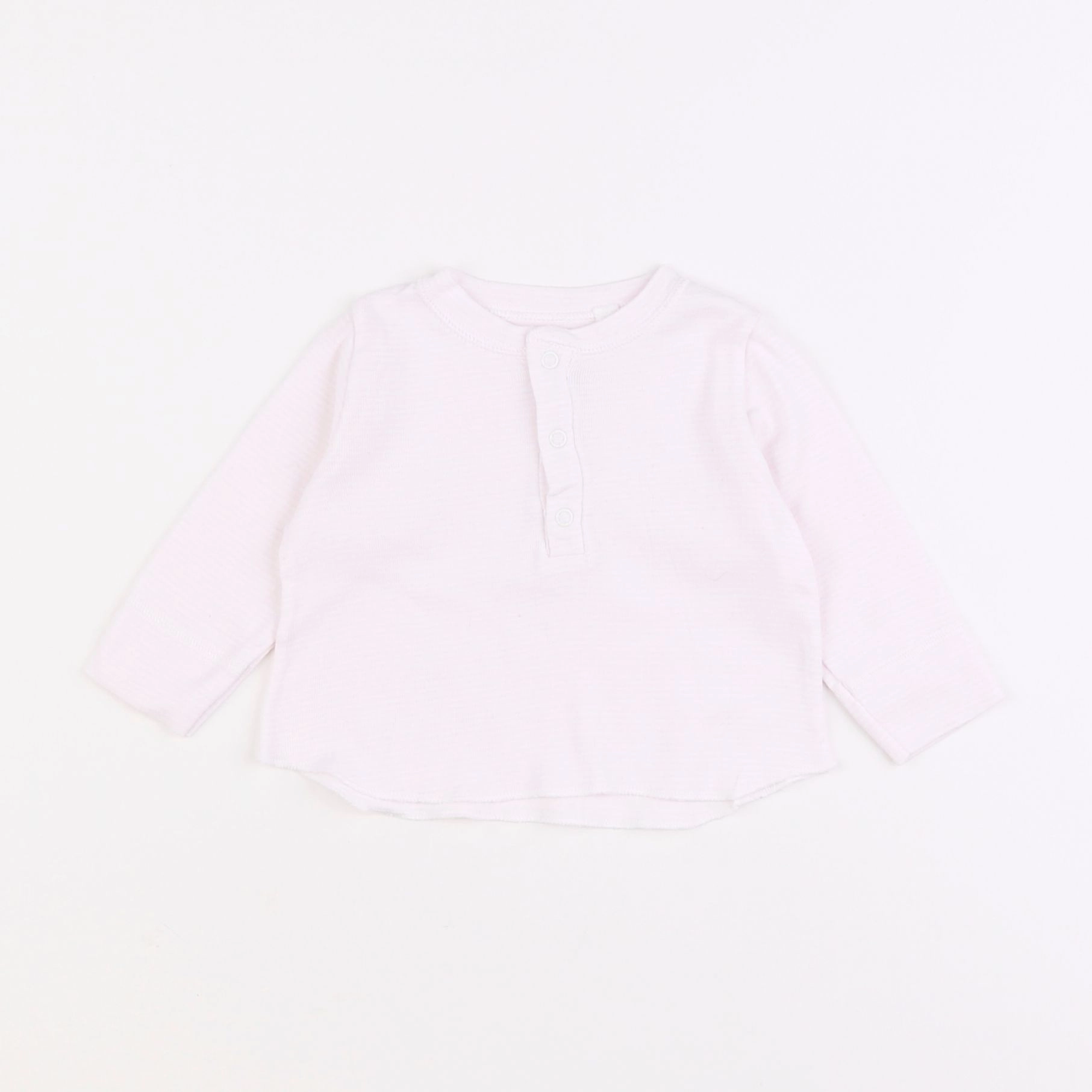 Petit Bateau - tee-shirt blanc, rose - 3 mois