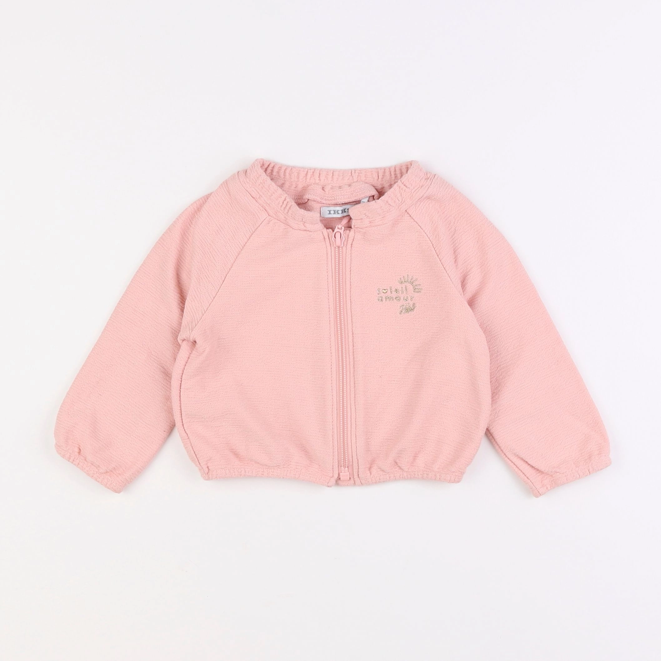 IKKS - sweat rose - 12 mois