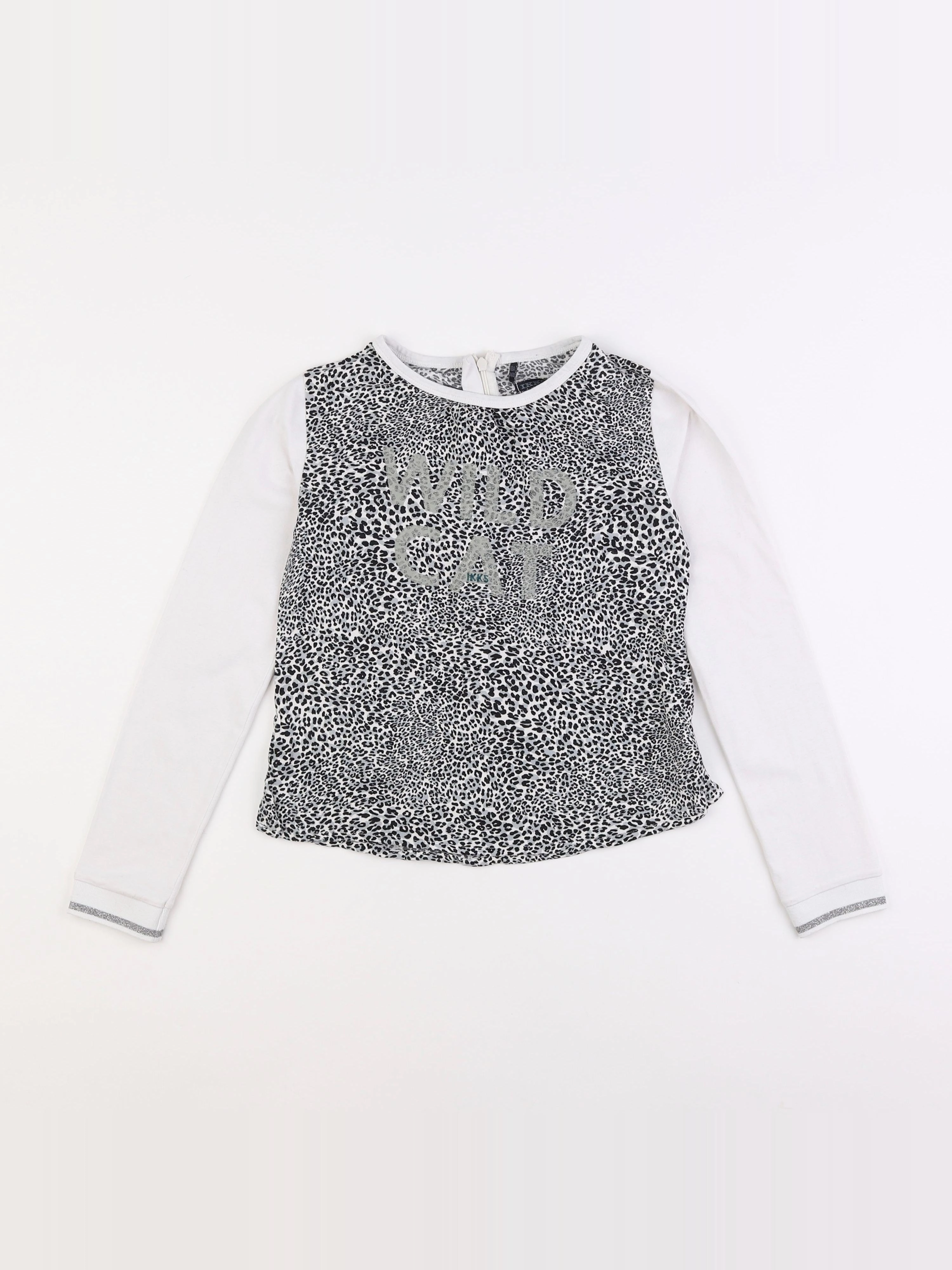 IKKS - tee-shirt blanc - 10 ans