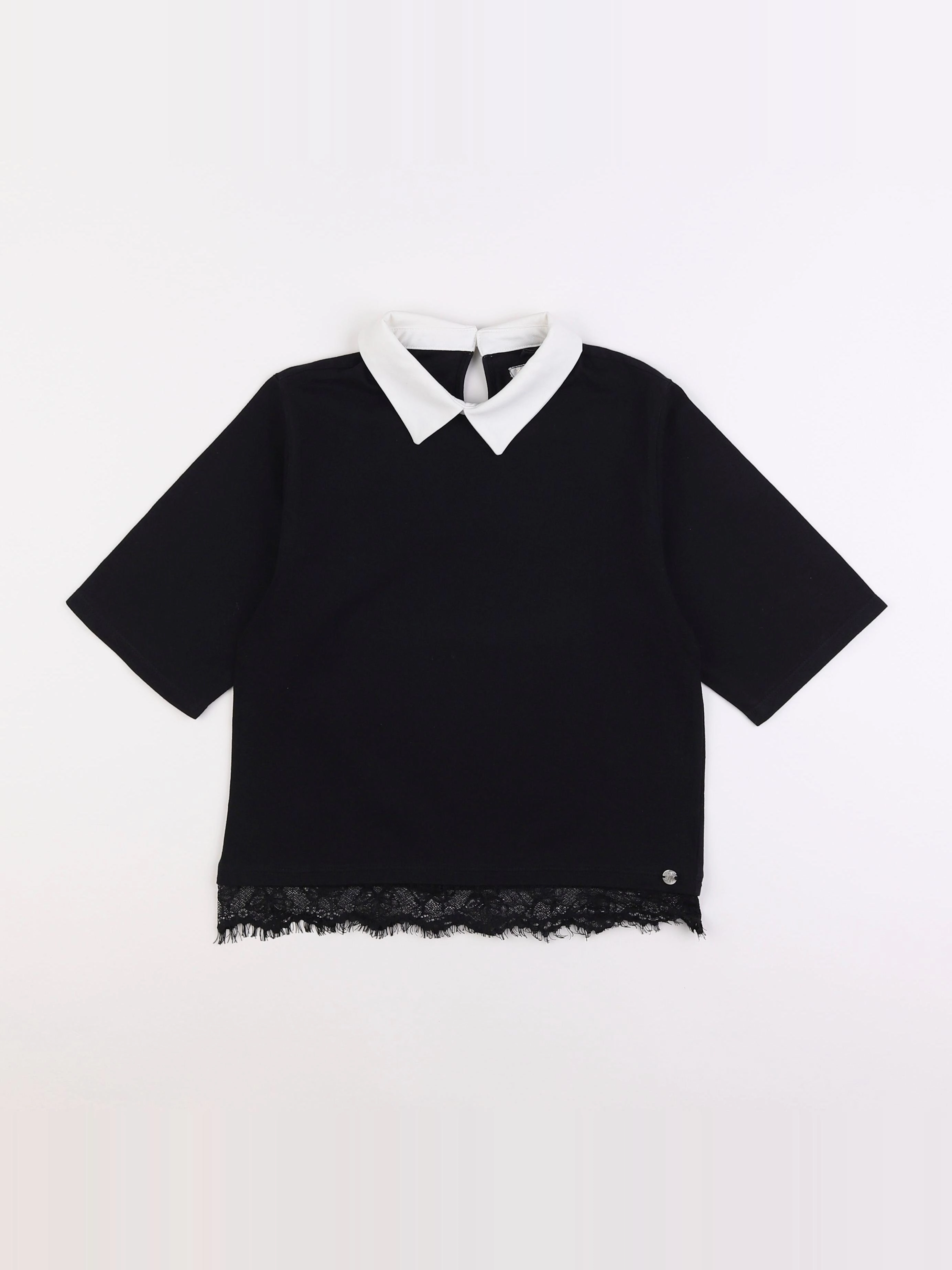 IKKS - blouse noir - 10 ans