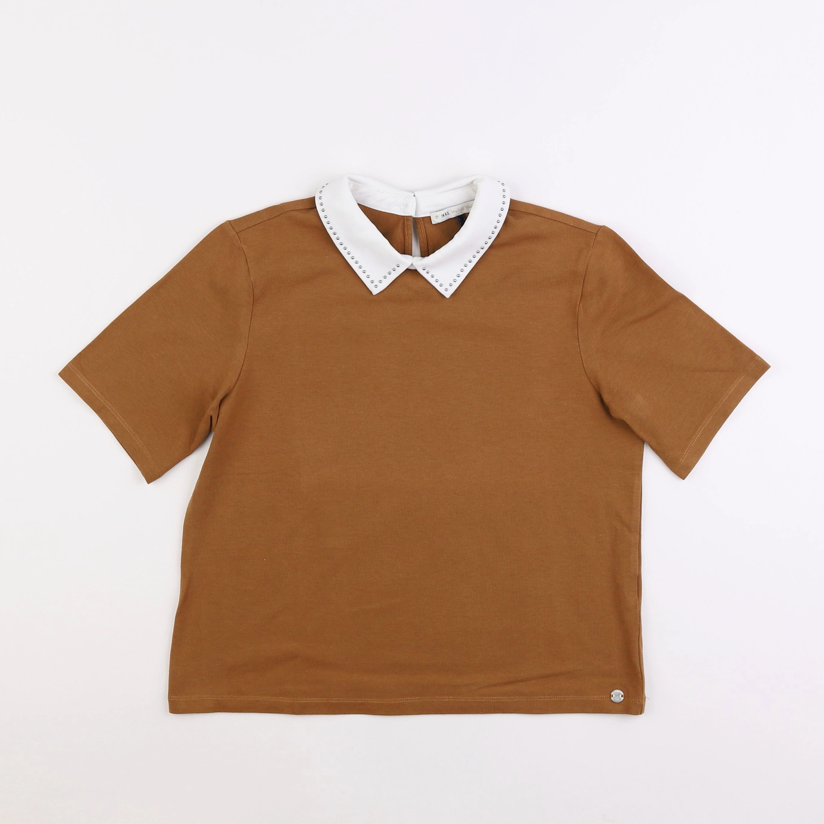 IKKS - tee-shirt marron - 12 ans