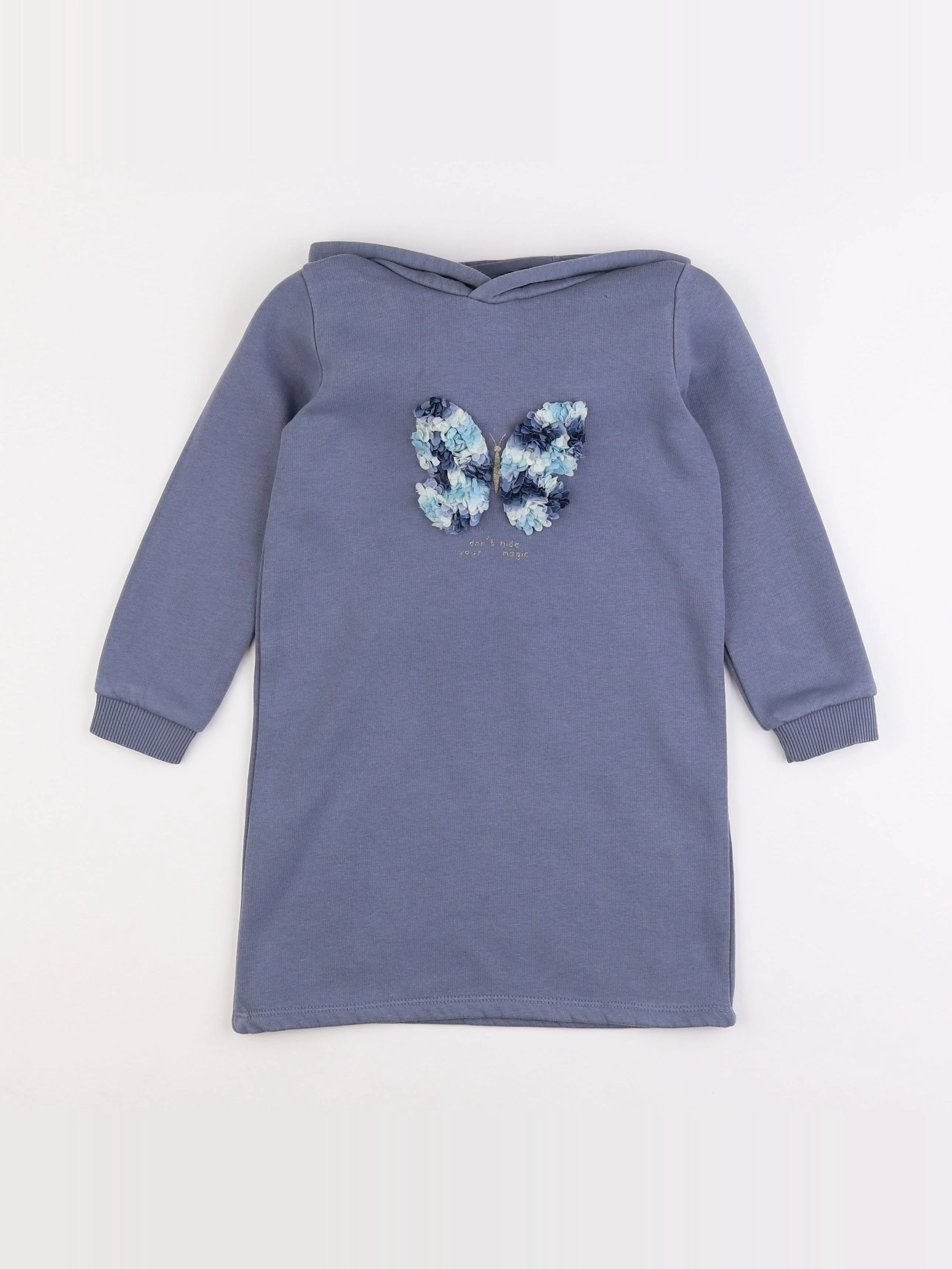 Vertbaudet - robe bleu - 6 ans