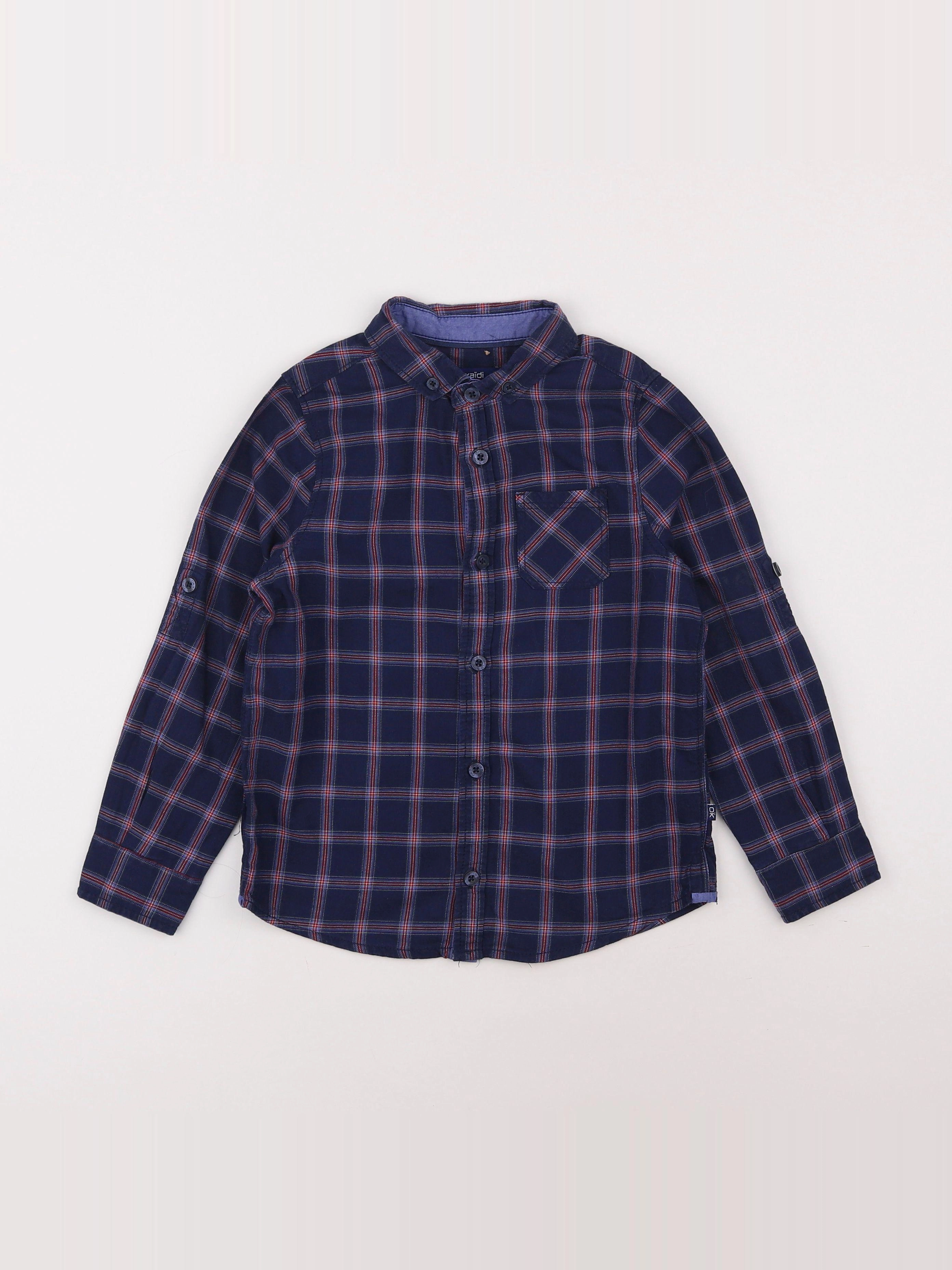 Okaidi - chemise bleu - 6 ans