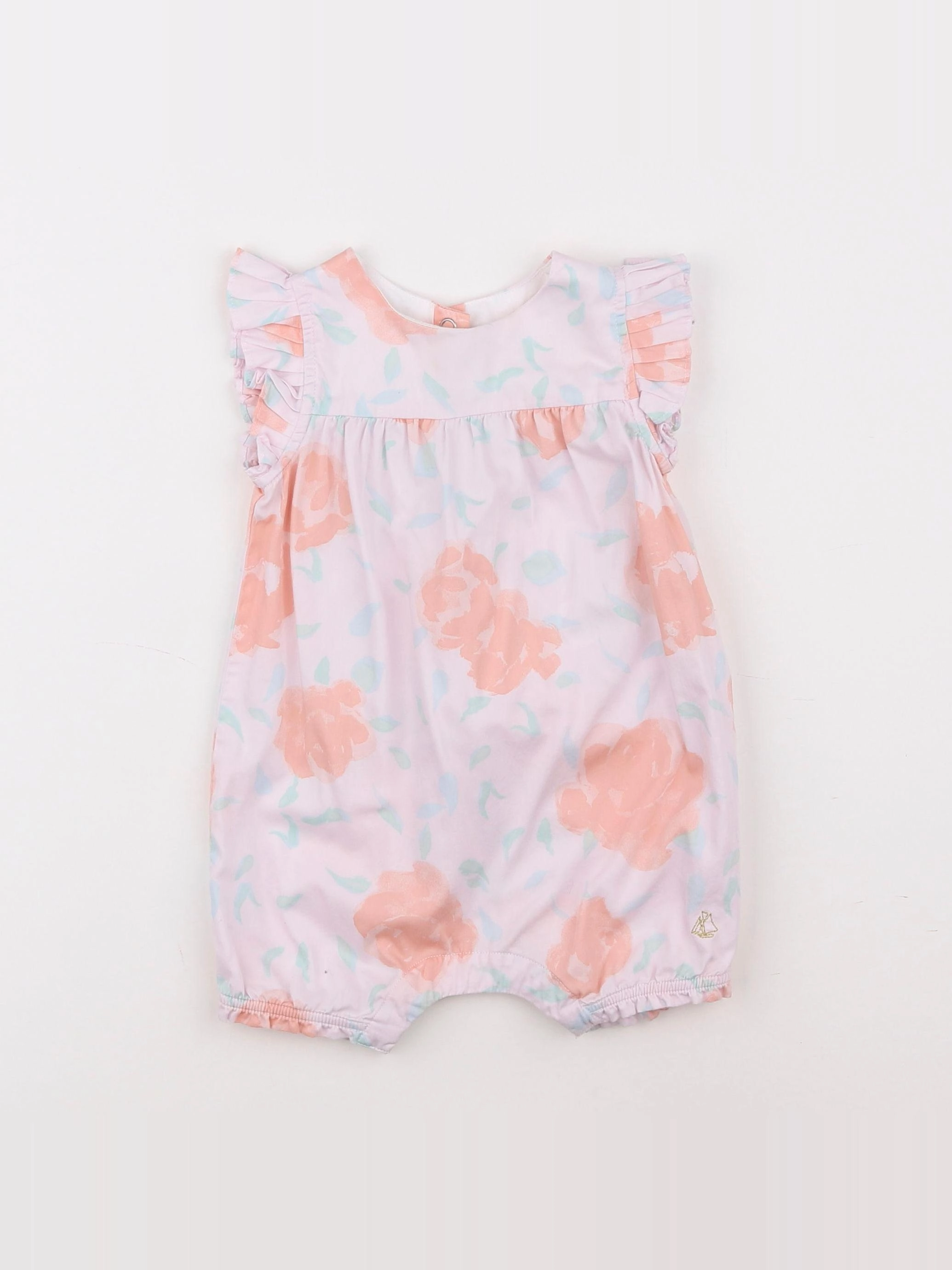 Petit Bateau - combinaison rose - 12 mois