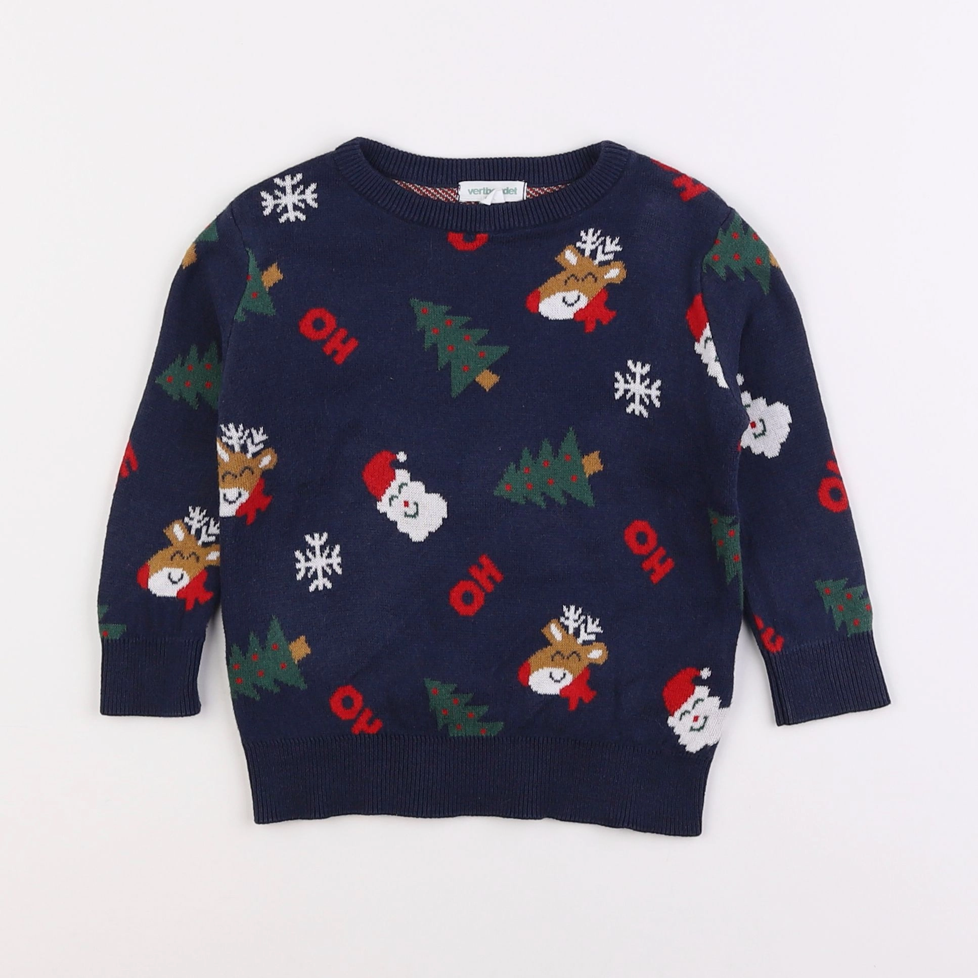 Vertbaudet - pull bleu - 2 ans