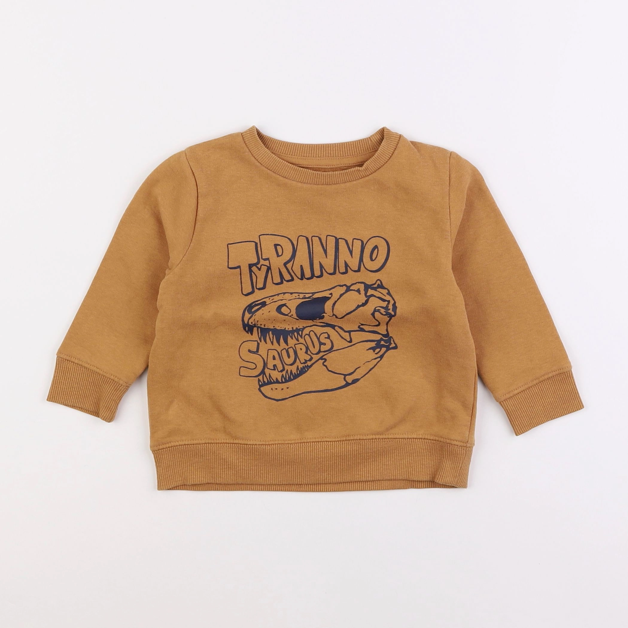 Vertbaudet - sweat marron - 2 ans