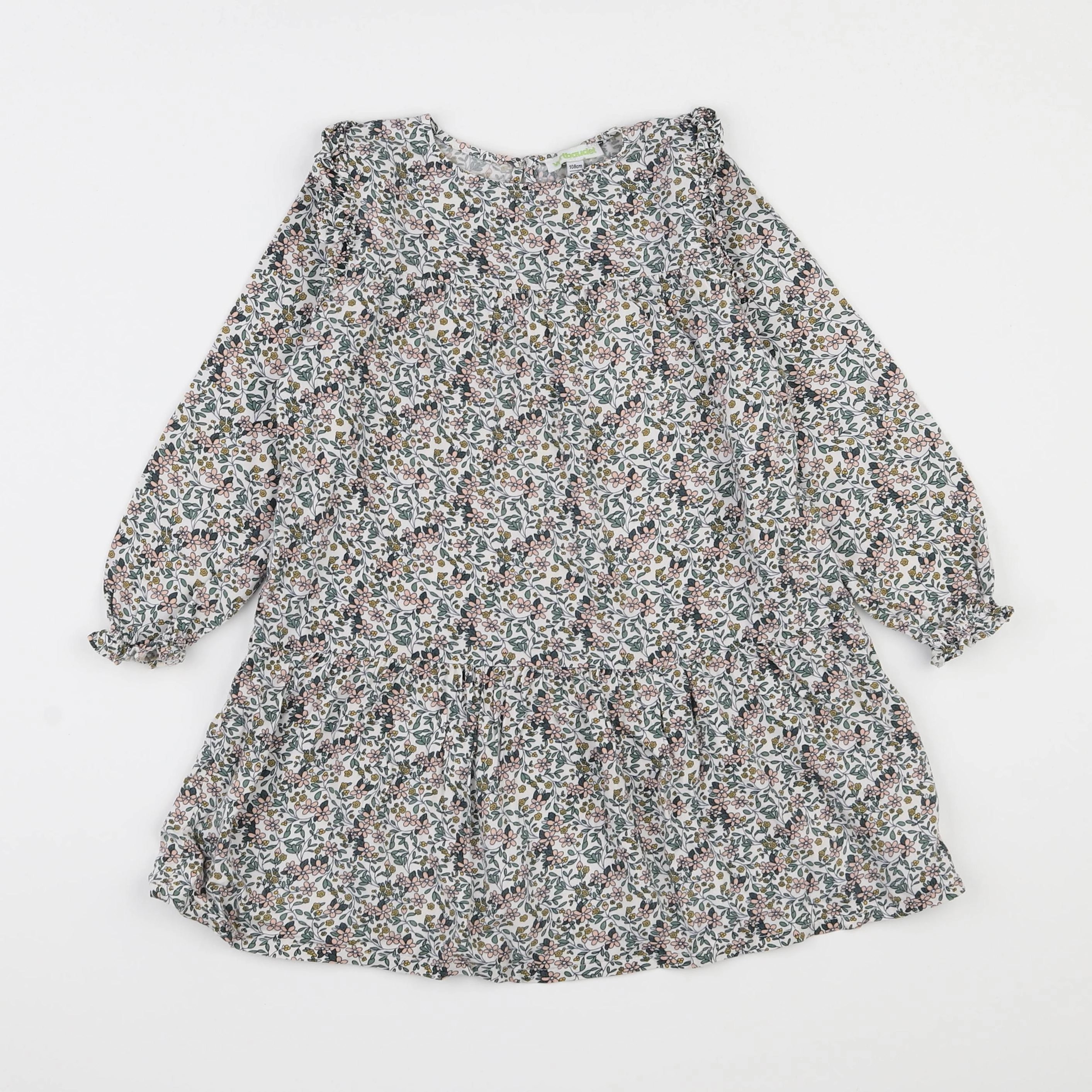Vertbaudet - robe multicolore - 9 ans