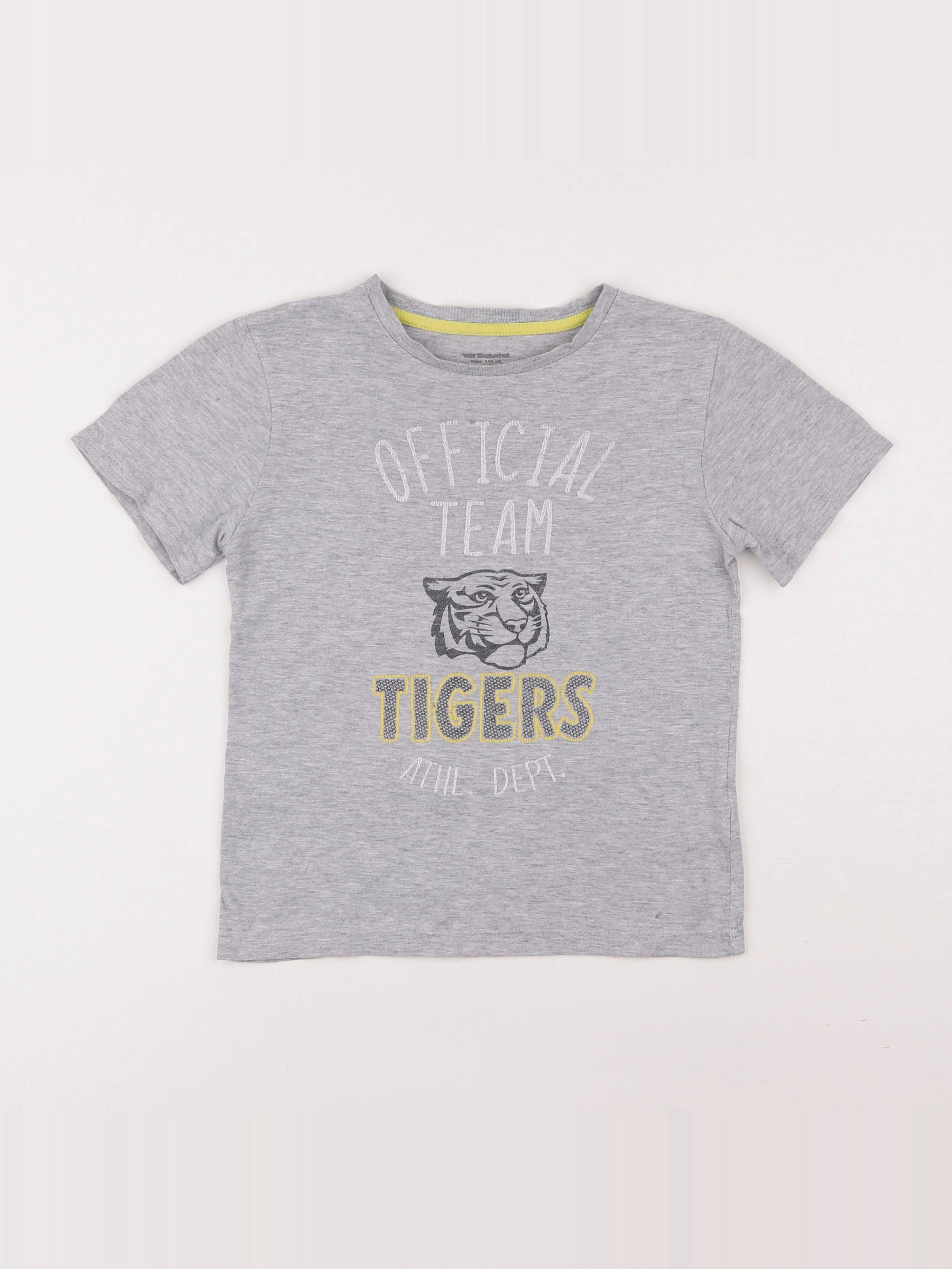 Vertbaudet - tee-shirt gris - 8 ans