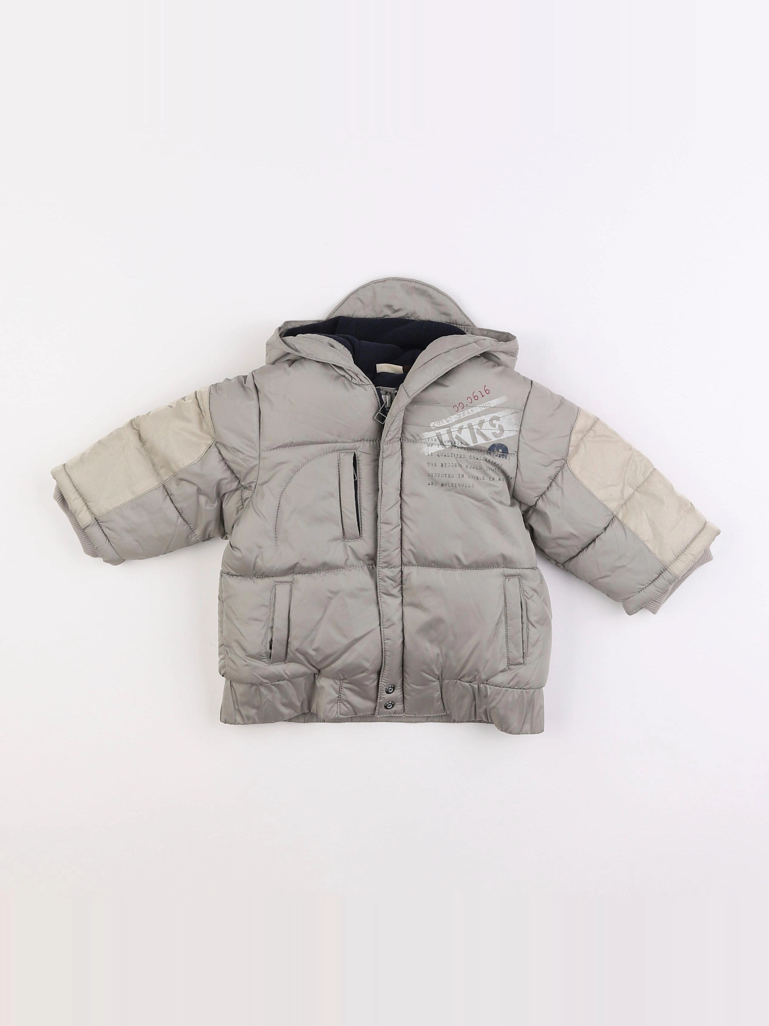 IKKS - doudoune gris - 6 mois