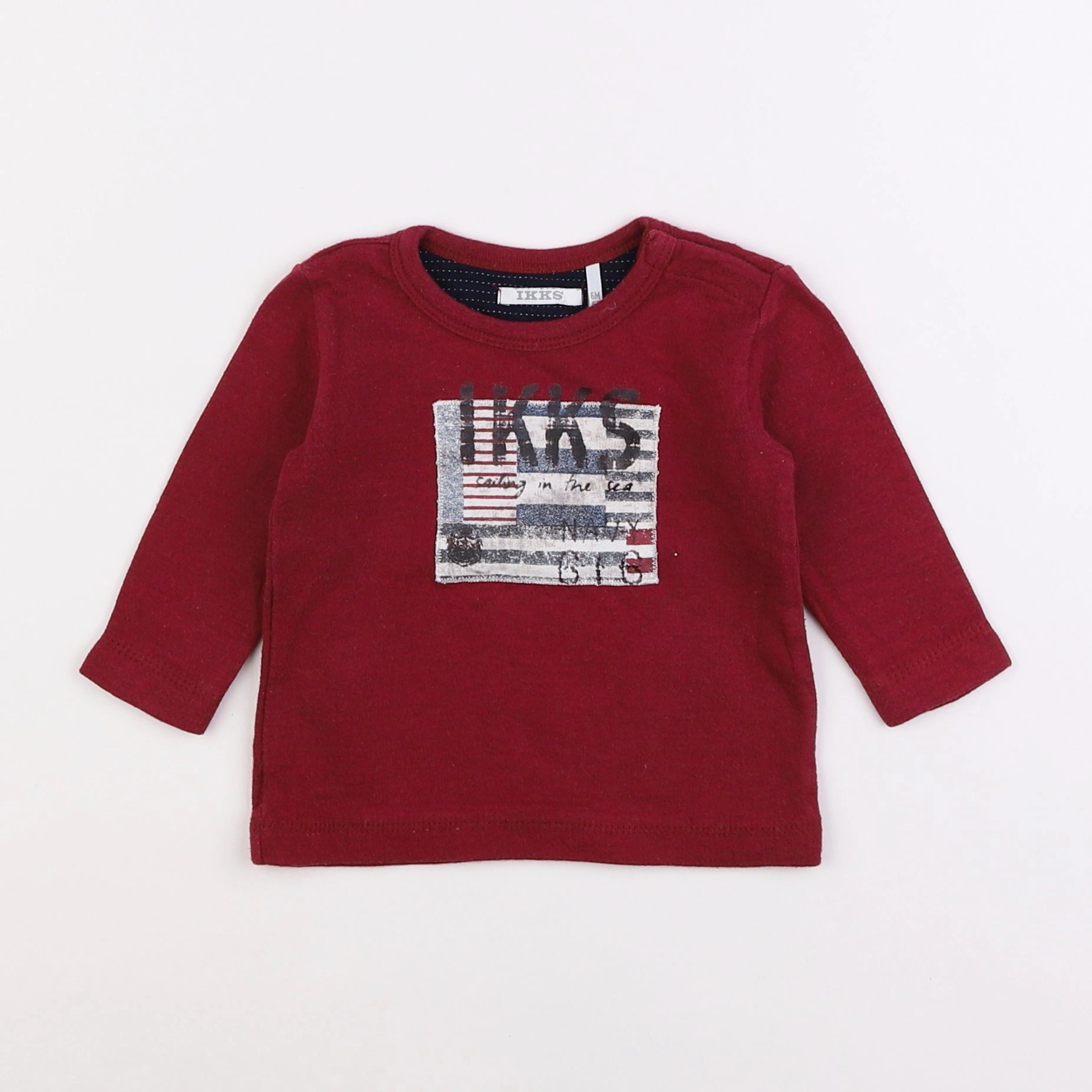 IKKS - tee-shirt rouge - 6 mois