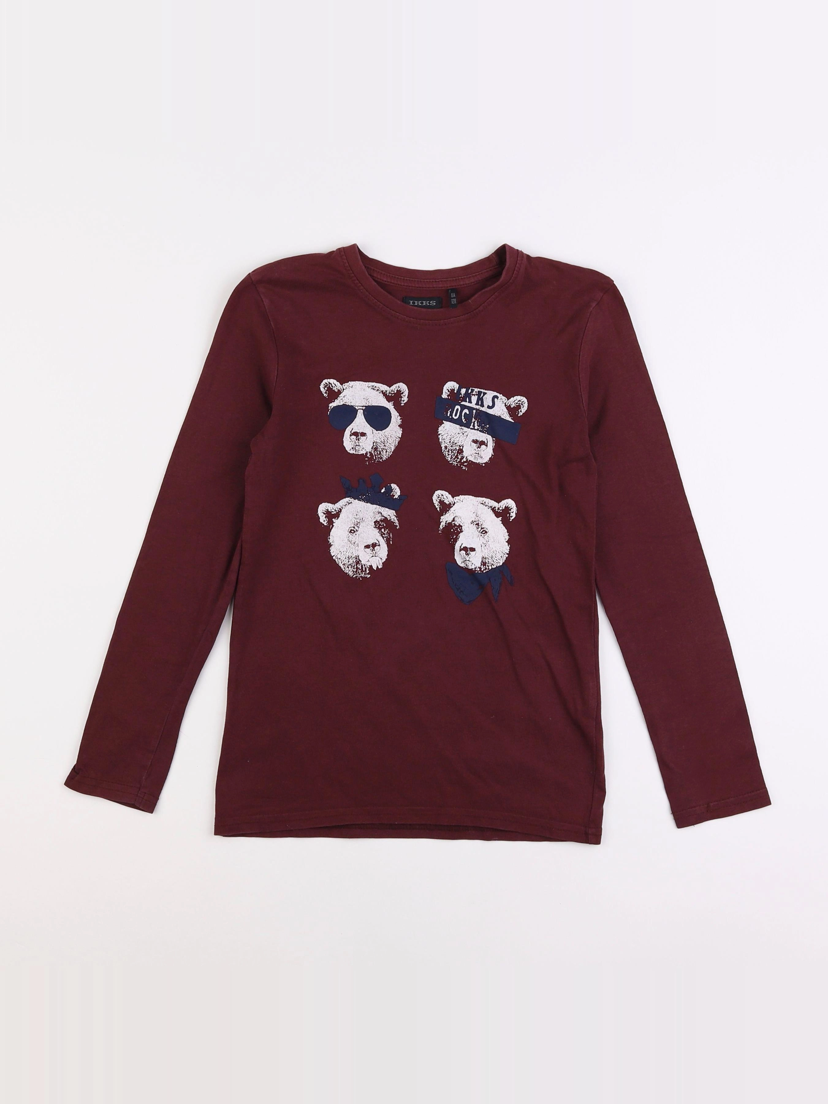 IKKS - tee-shirt rouge - 8 ans