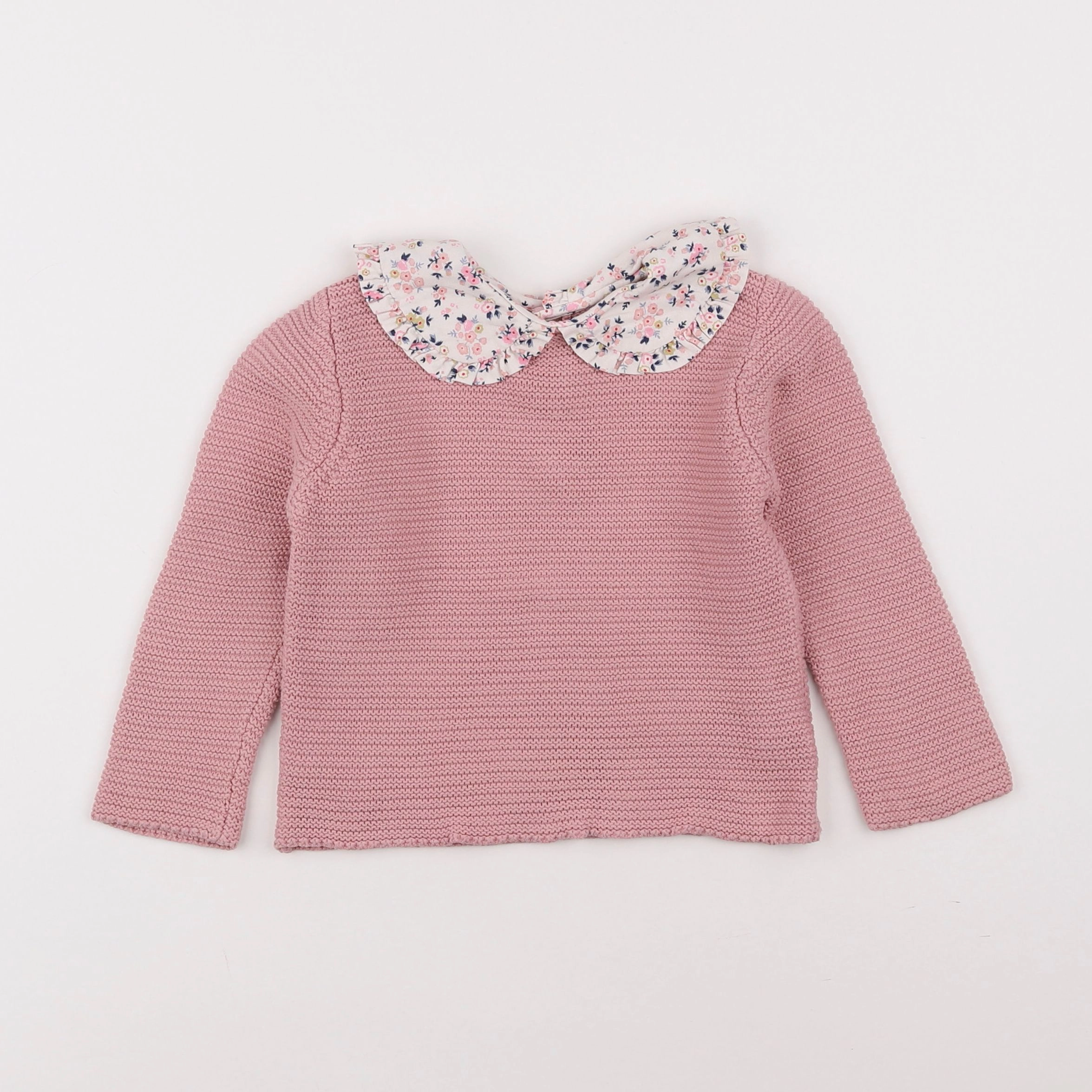 Boutchou - pull rose - 12 mois