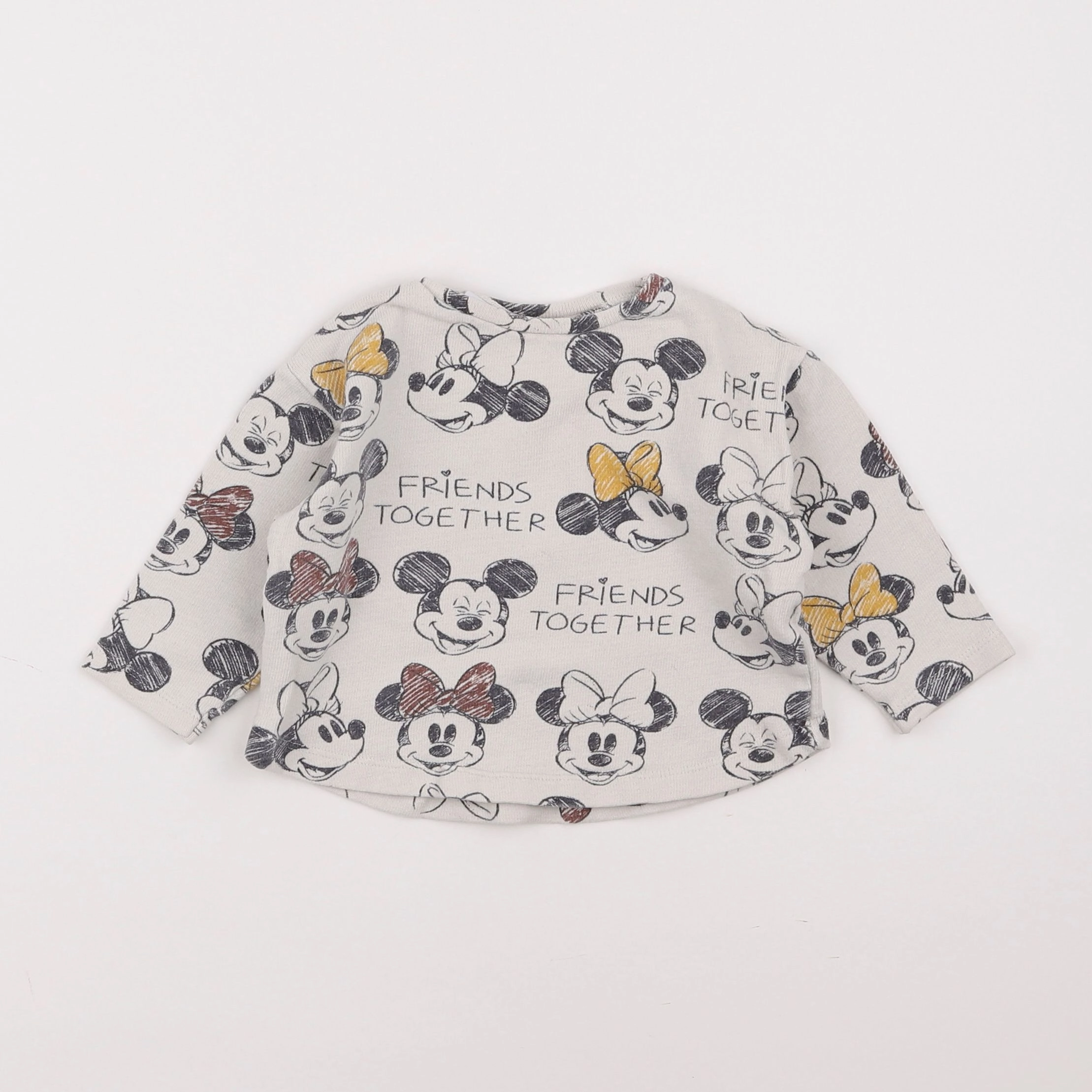 Zara - tee-shirt beige - 3/6 mois