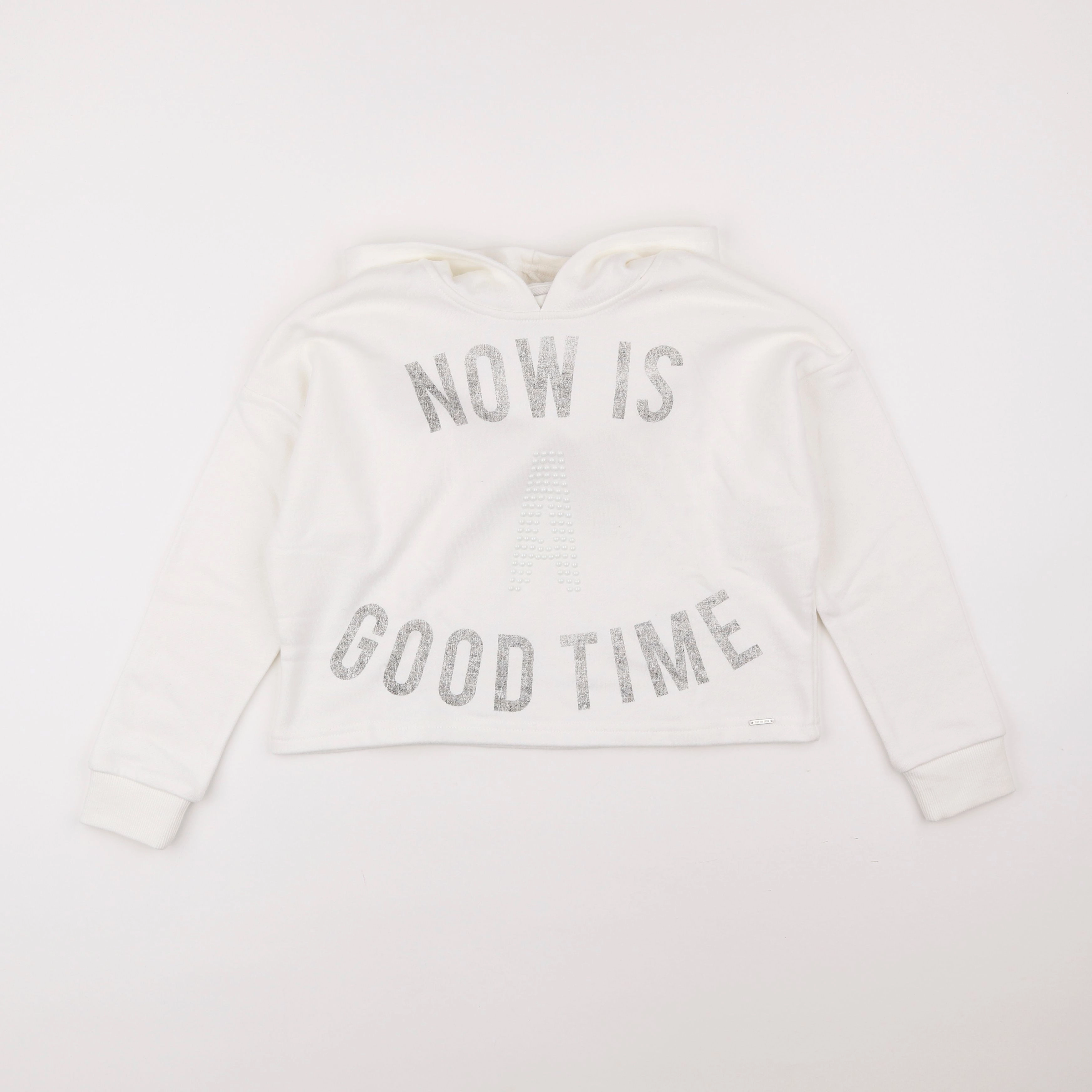 IKKS - sweat blanc - 10 ans