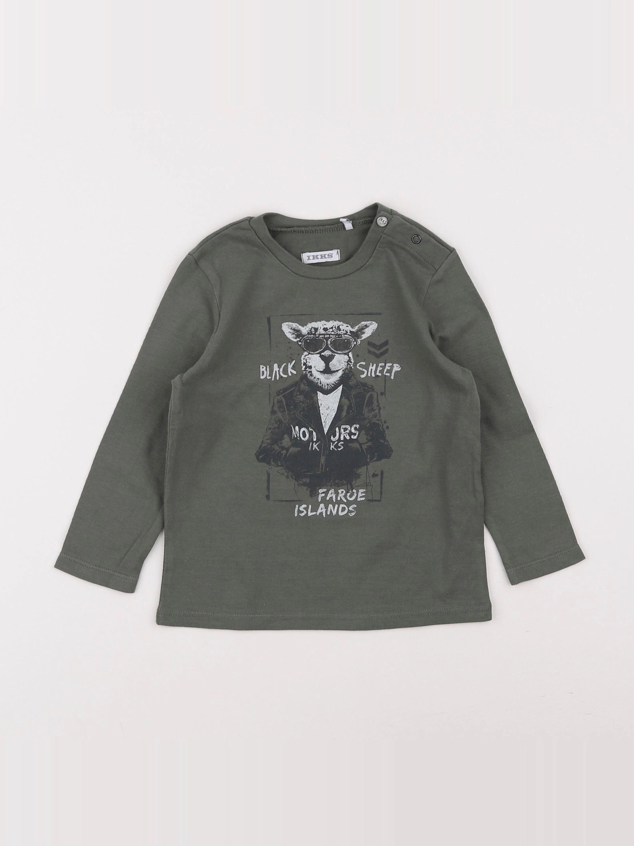 IKKS - tee-shirt vert - 18 mois