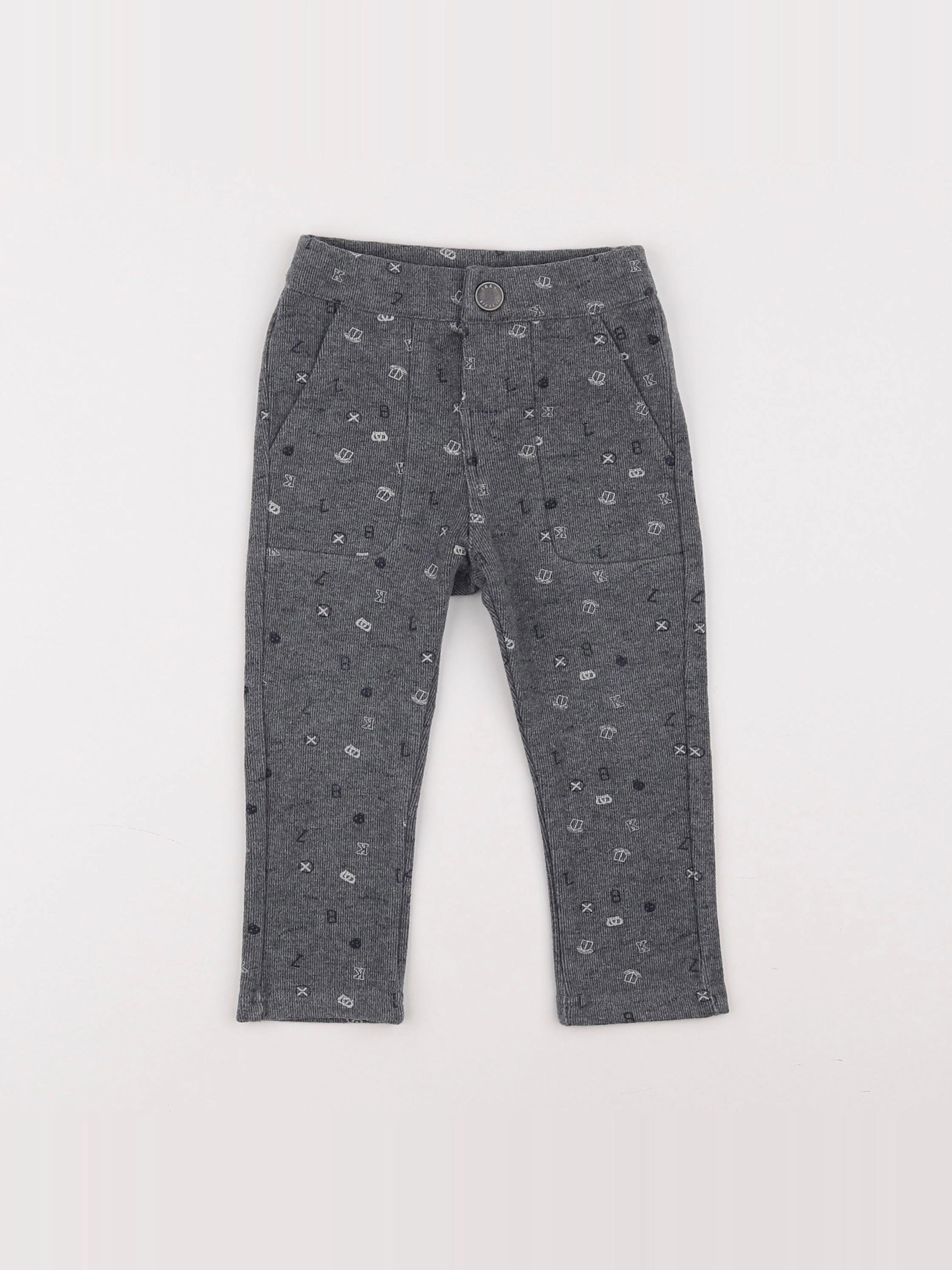 IKKS - pantalon gris - 18 mois