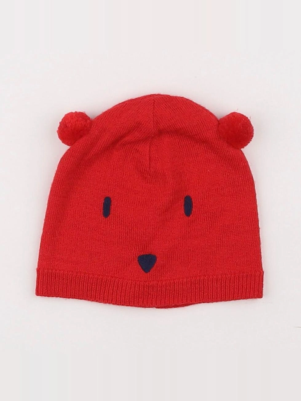 Petit Bateau - bonnet rouge - 9/12 mois