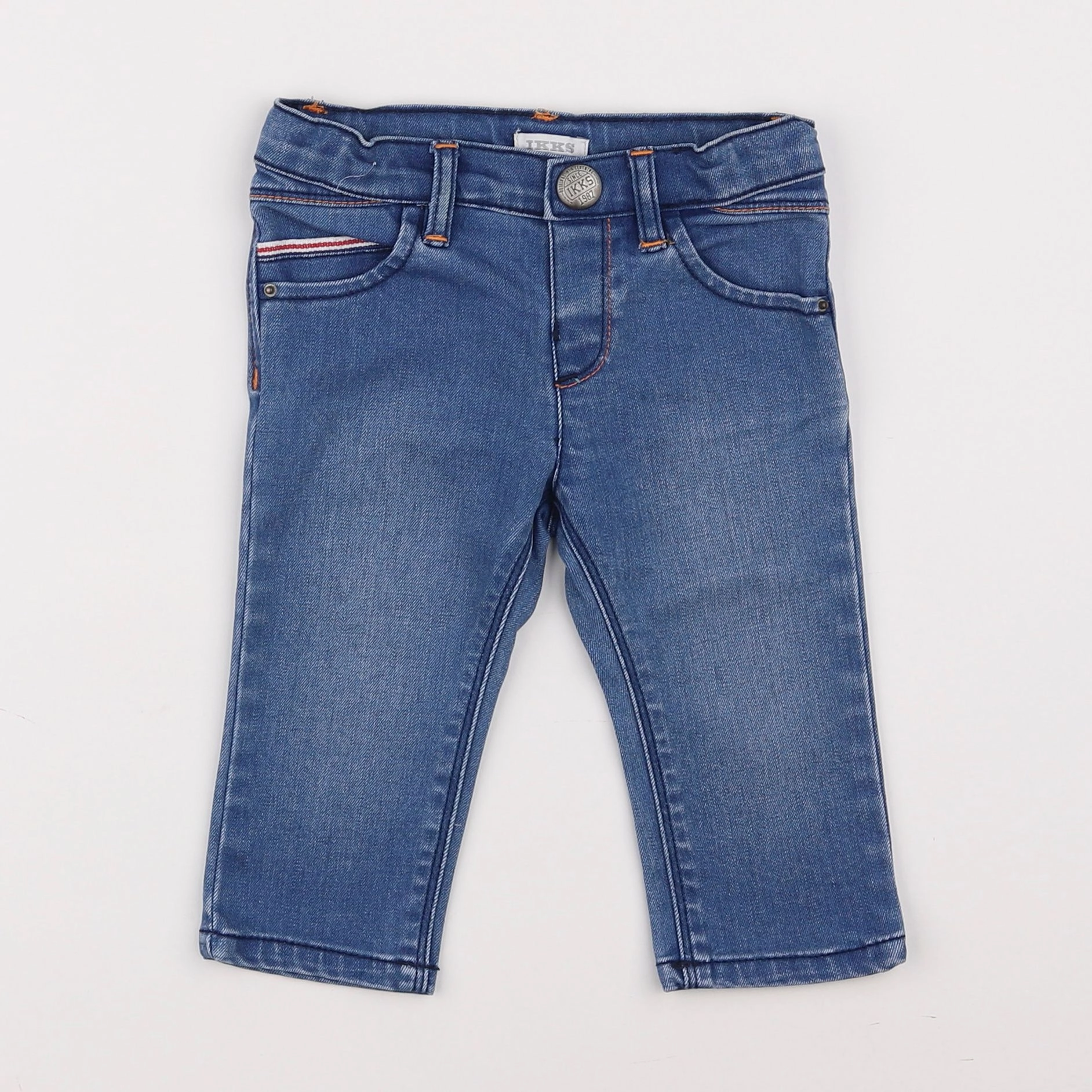 IKKS - jean bleu - 3 mois