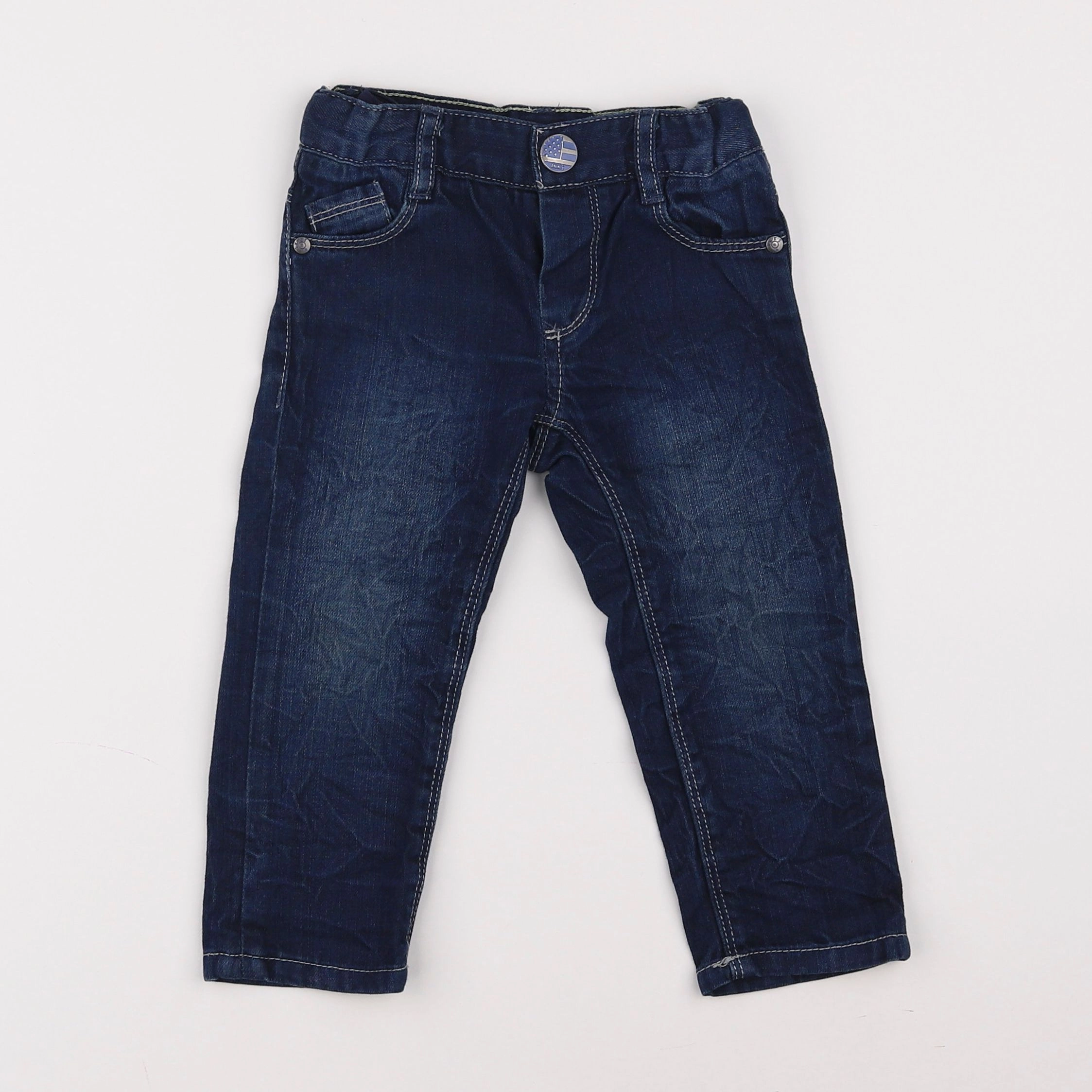 IKKS - jean bleu - 18 mois
