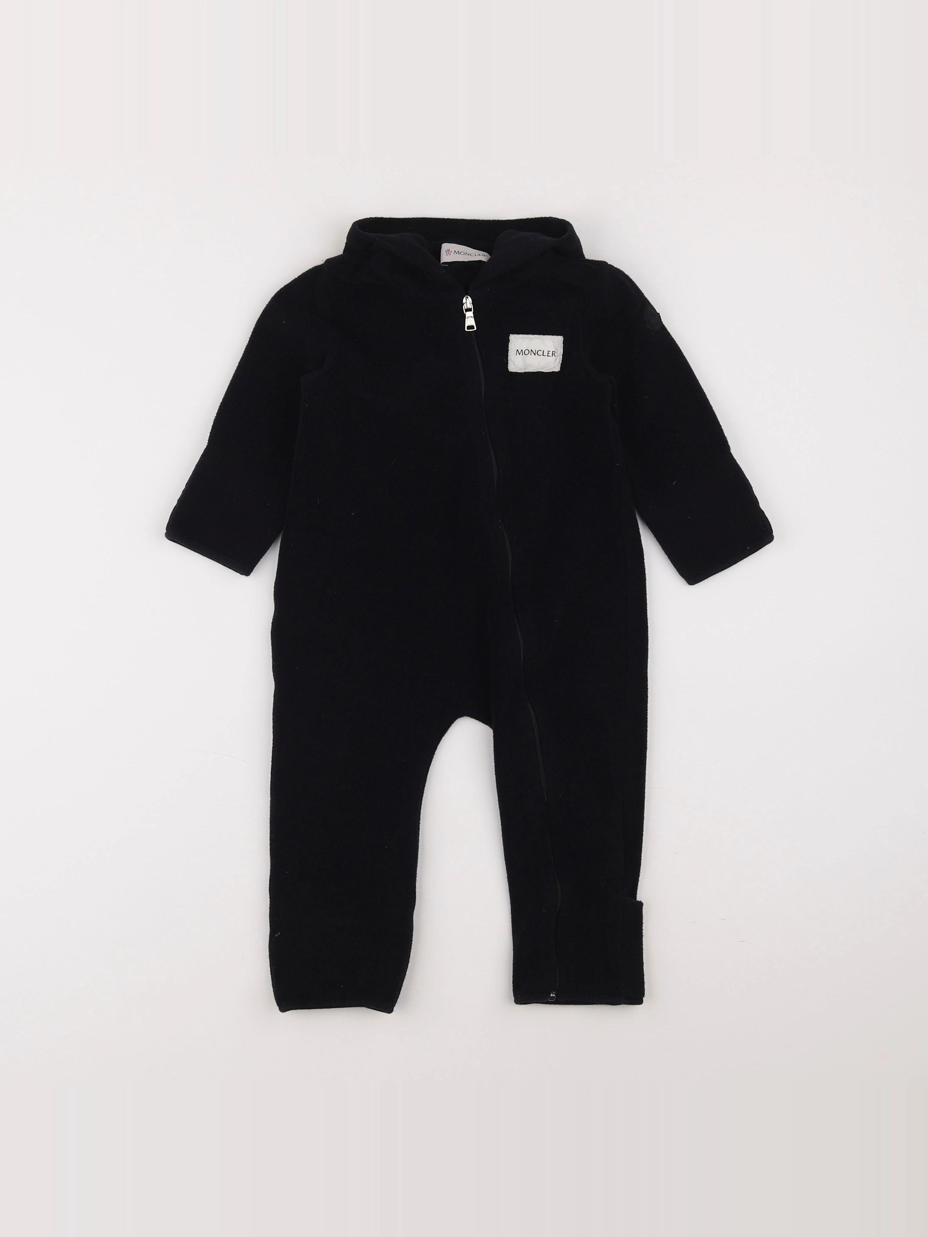Moncler - combinaison noir - 12/18 mois