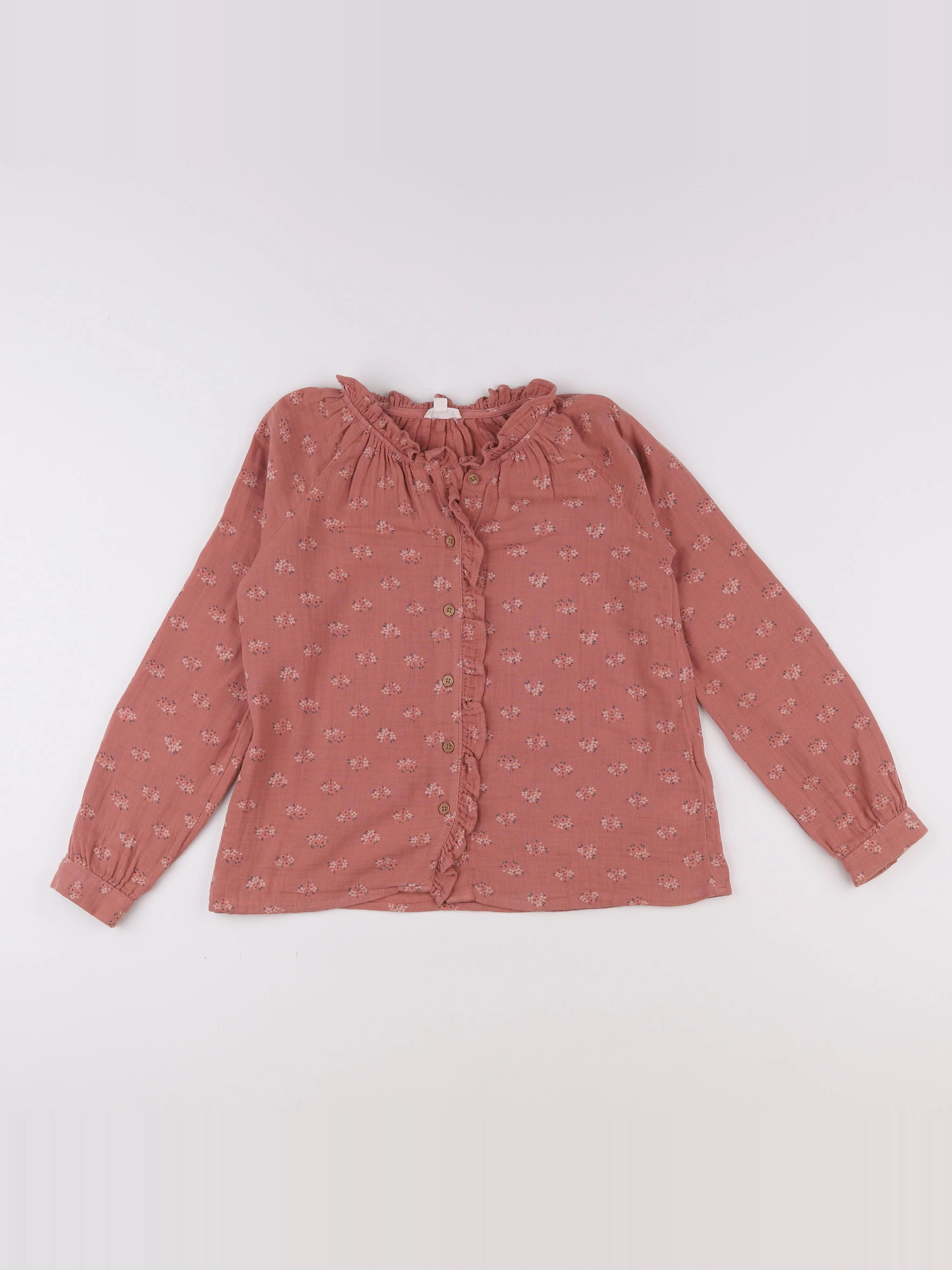 Vertbaudet - blouse rose - 9 ans