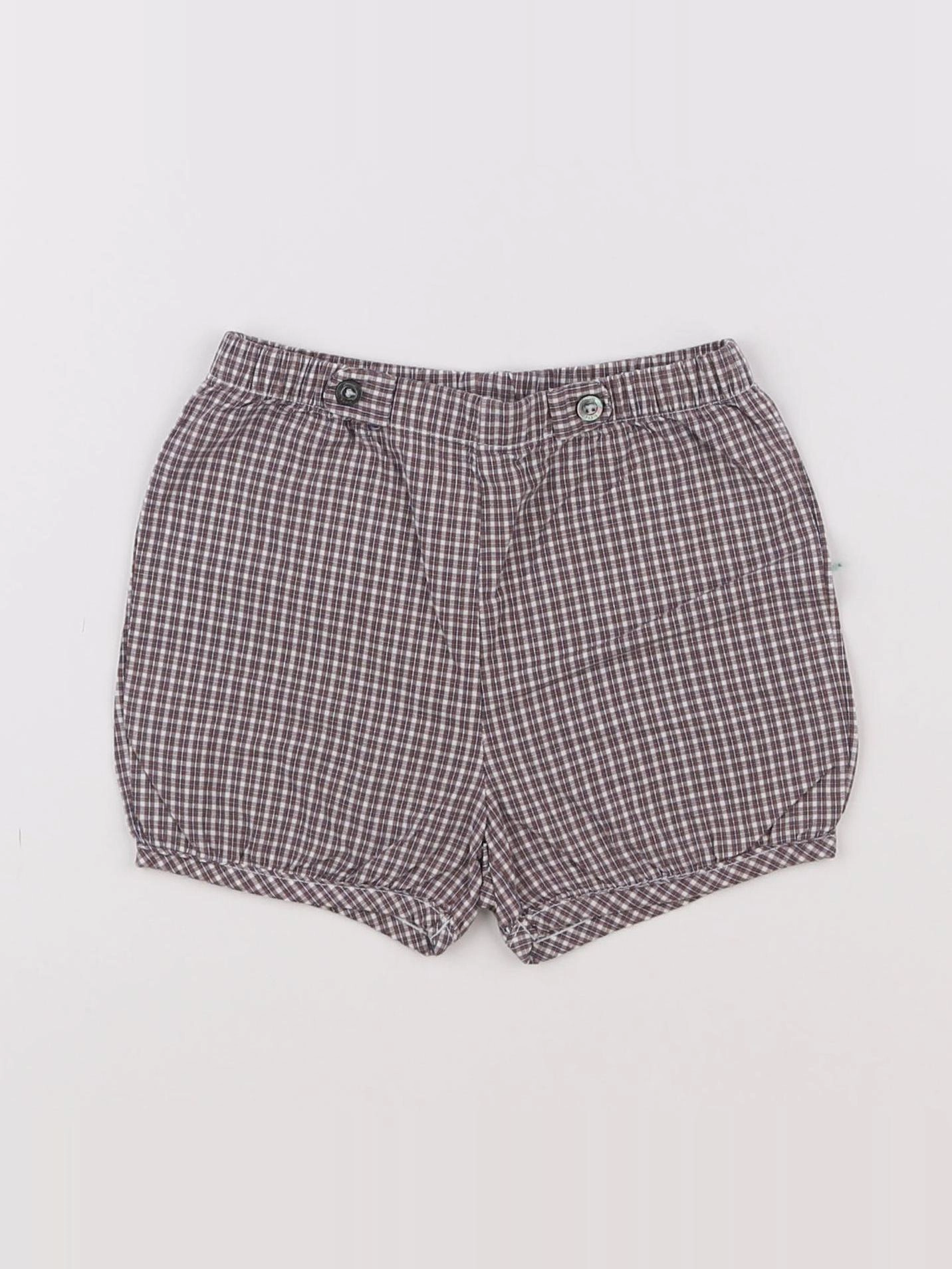 Jacadi - short marron - 6 mois