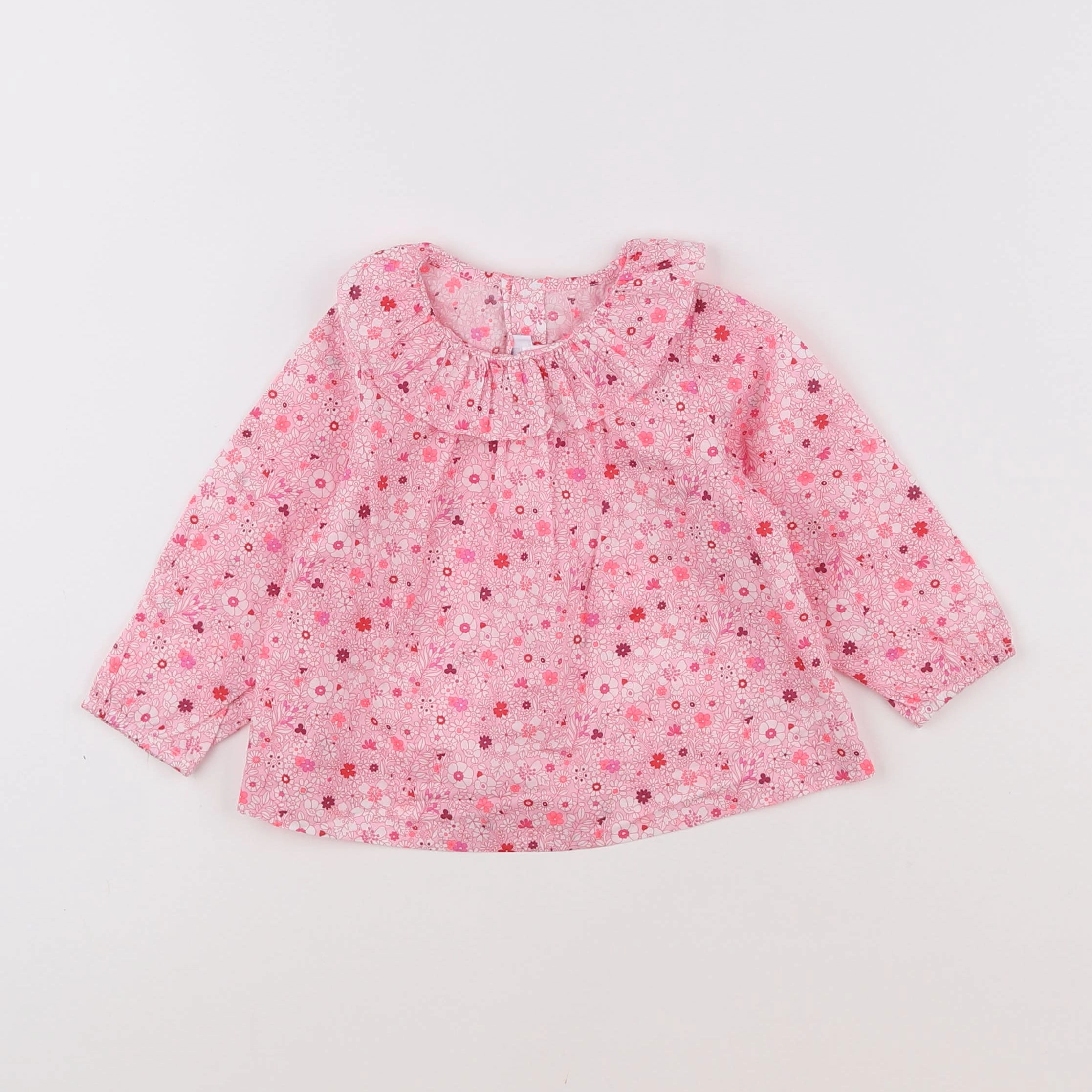 Jacadi - blouse liberty rose - 12 mois