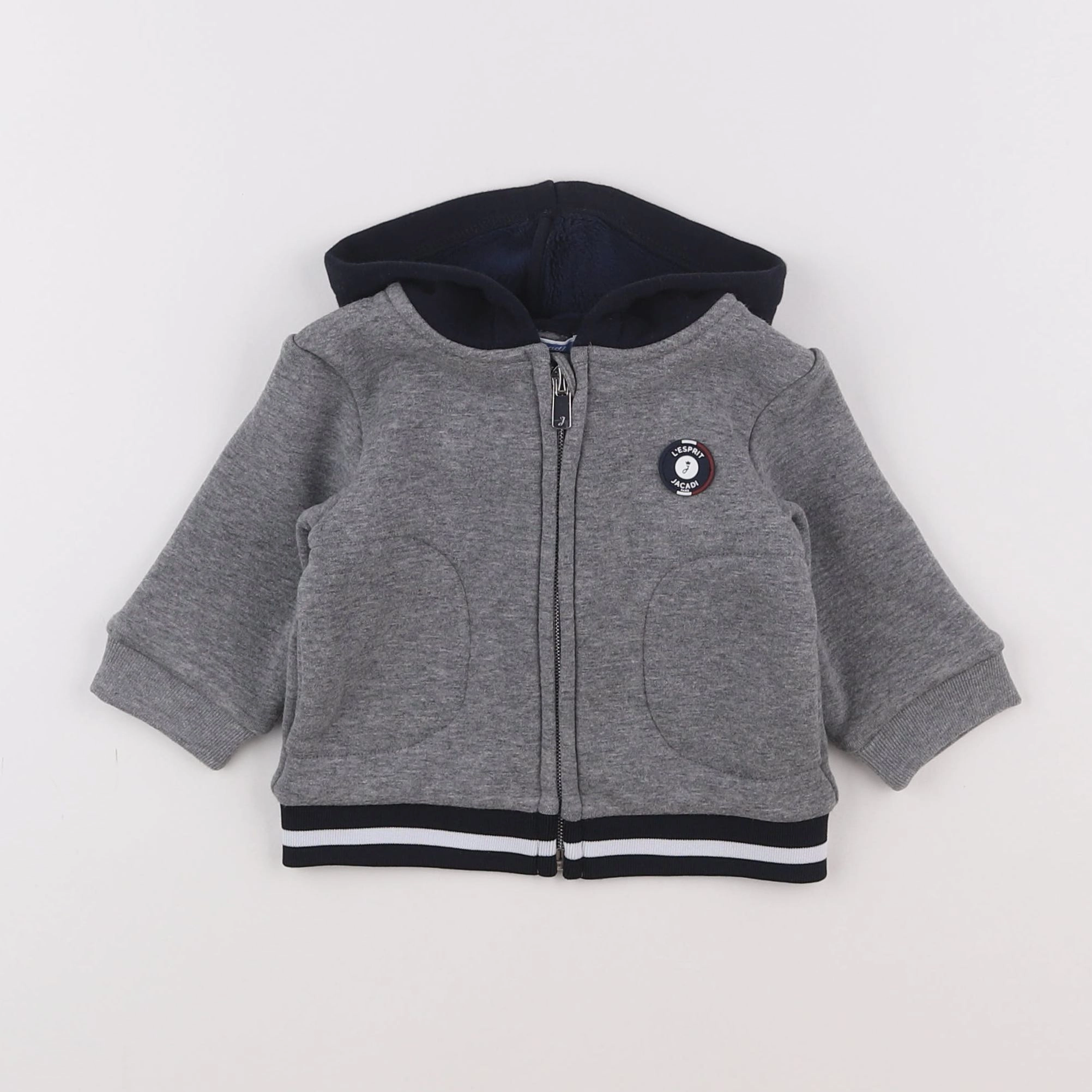 Jacadi - sweat gris - 6 mois