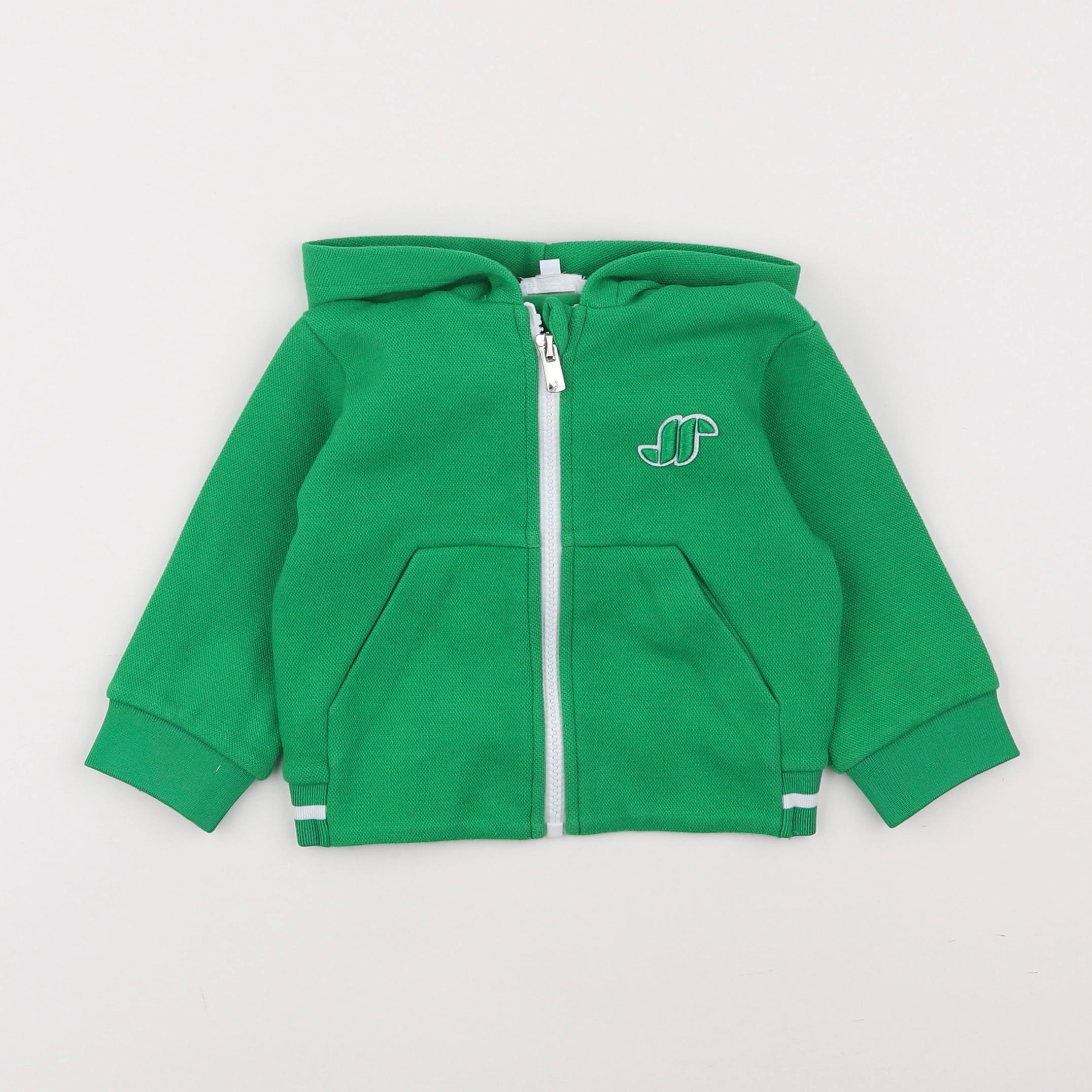 Jacadi - sweat vert - 12 mois