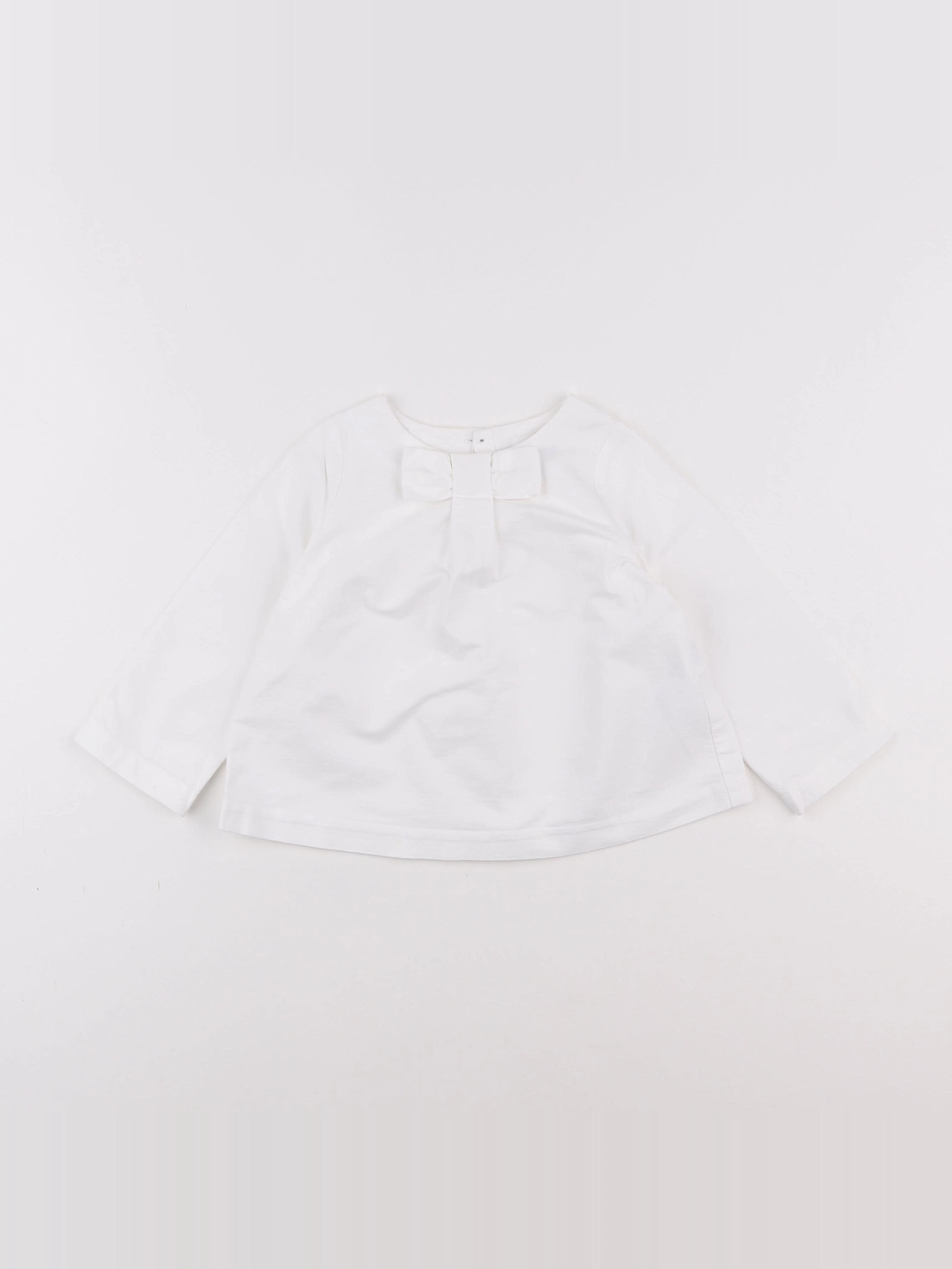 Jacadi - blouse blanc - 2 ans